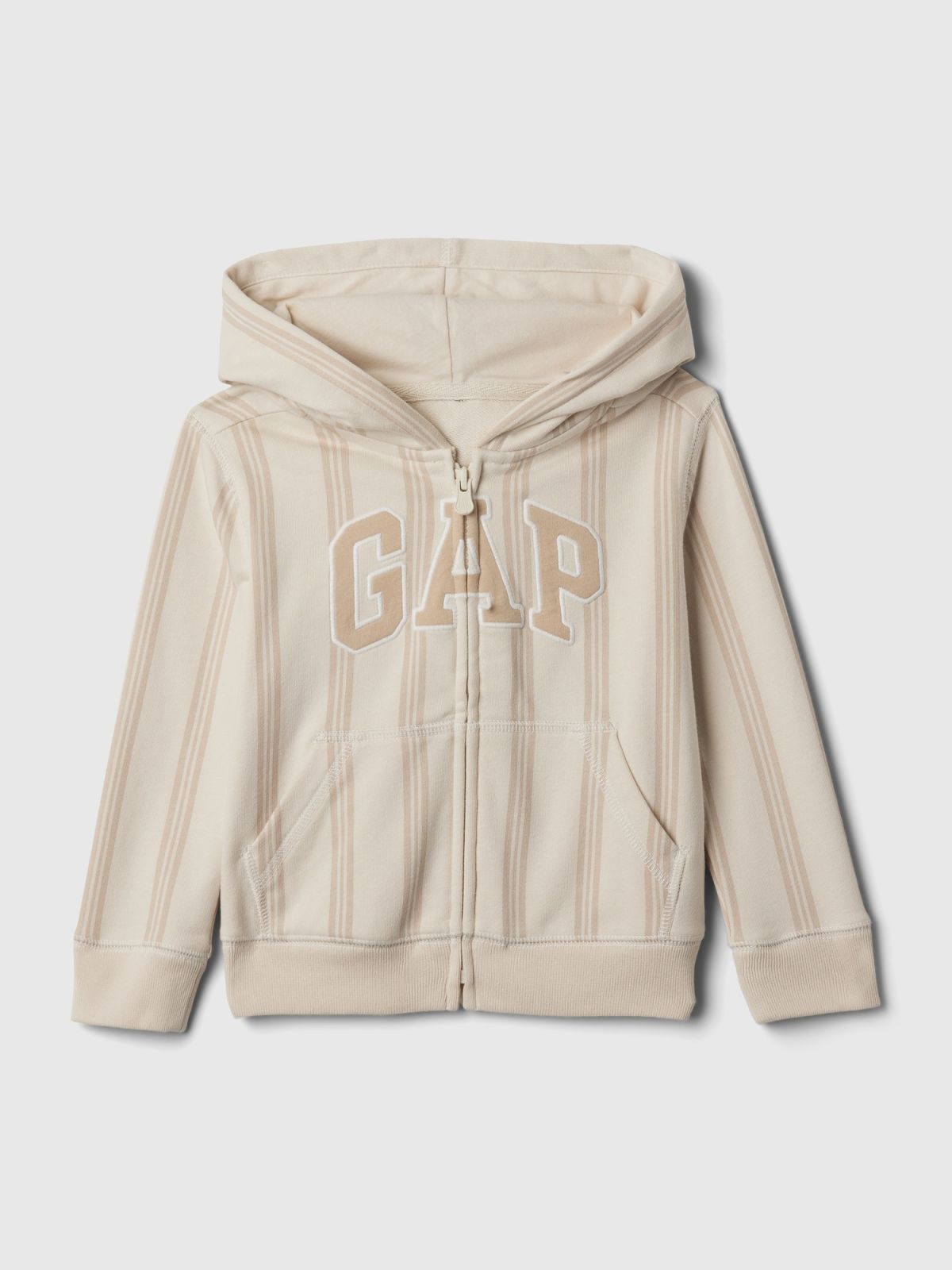 Μπεζ babyGap Logo Zip Φούτερ-886632002
