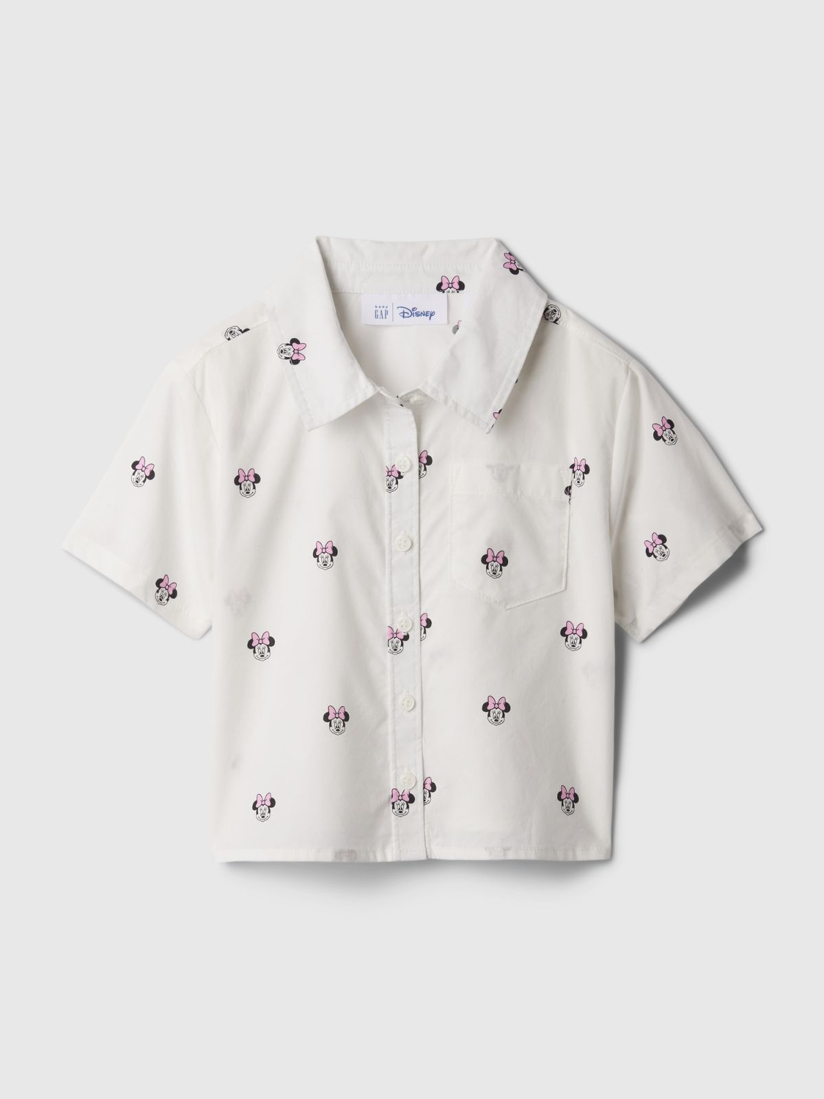 Άσπρο babyGap | Disney Minnie Mouse Πουκάμισο-880715000