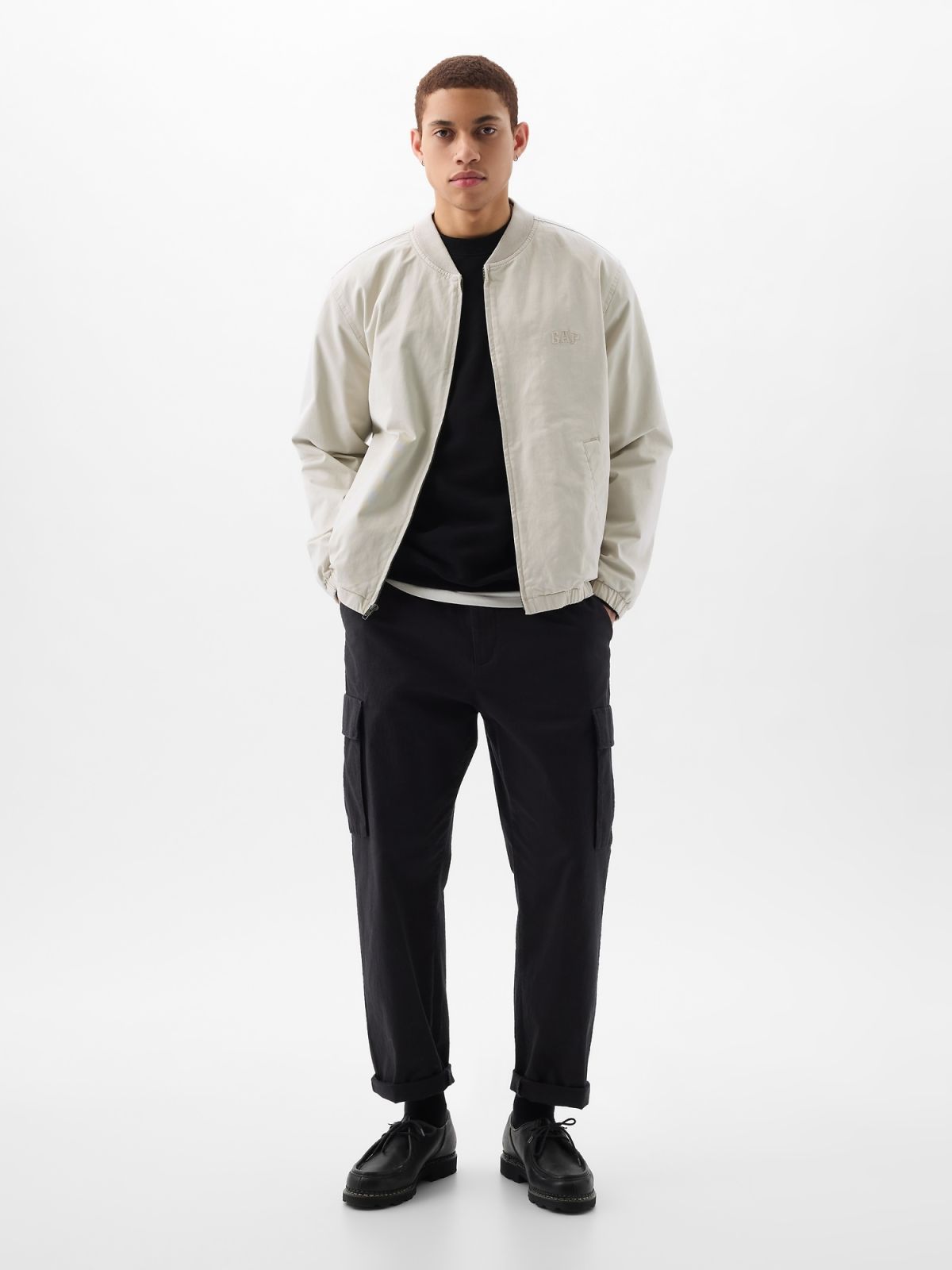 Γκρι με Logo Μπουφάν-887257000