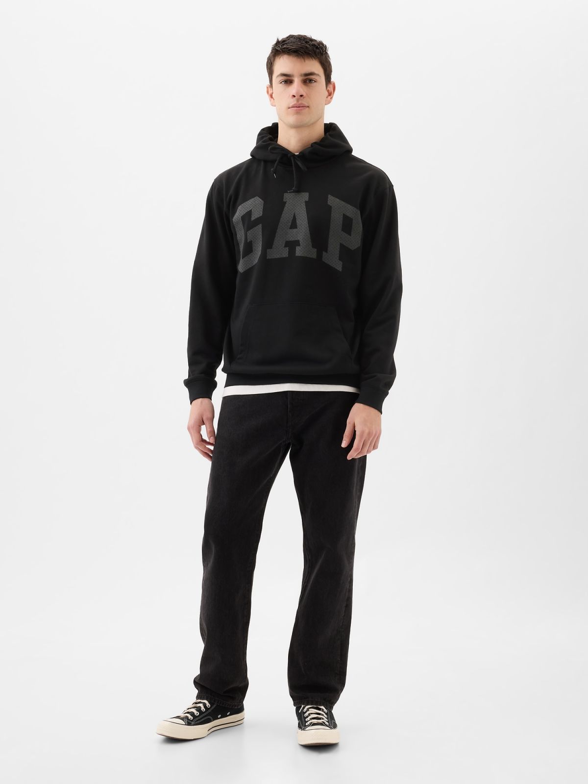 Μαύρο Gap Arch Logo Φούτερ-862302001