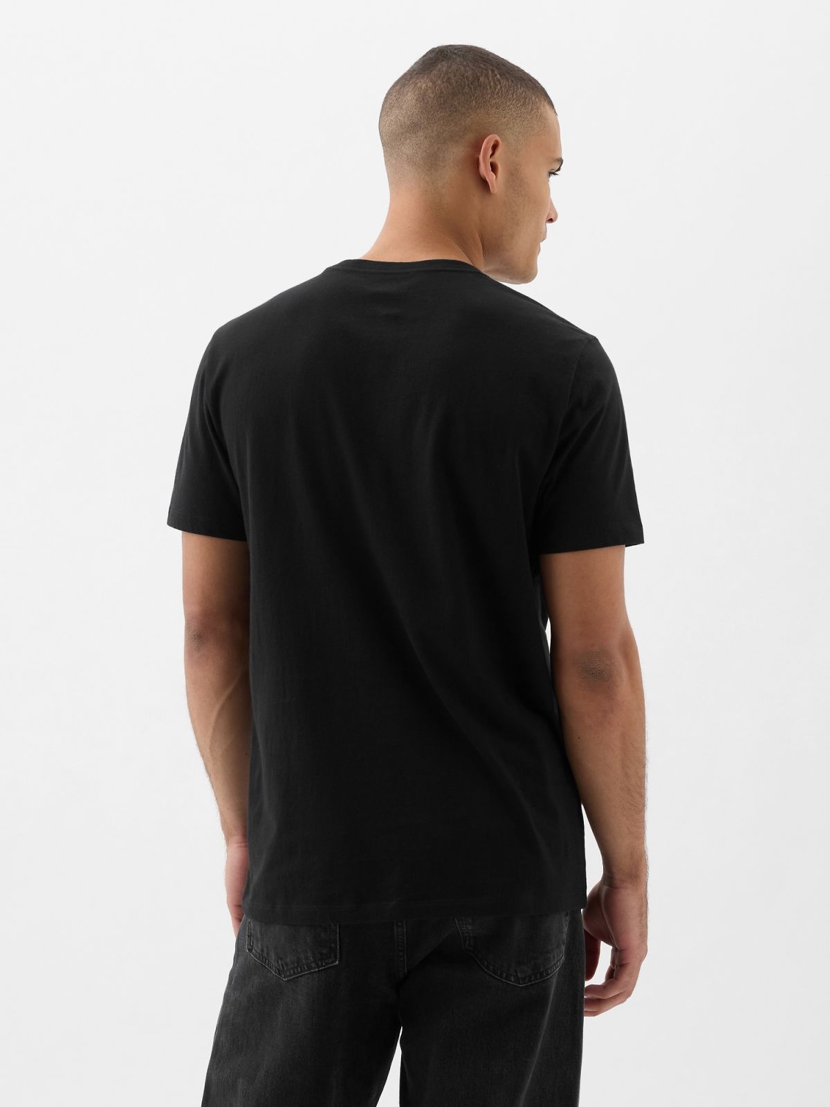 Μάυρη Everyday Soft Gap Logo Μπλούζα-866774000