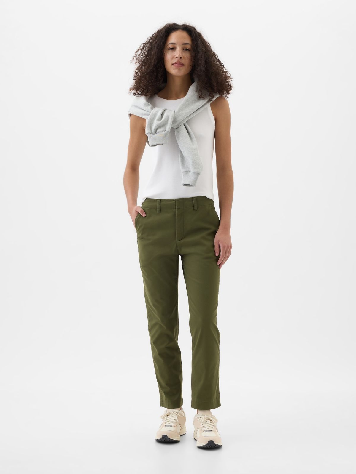 Mid-Rise Downtown Khaki-862399003