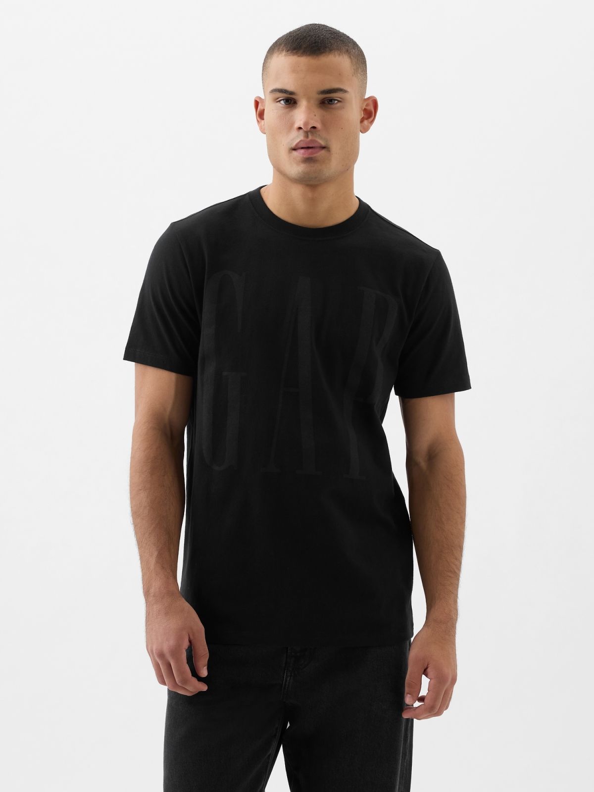 Μάυρη Everyday Soft Gap Logo Μπλούζα-866774000