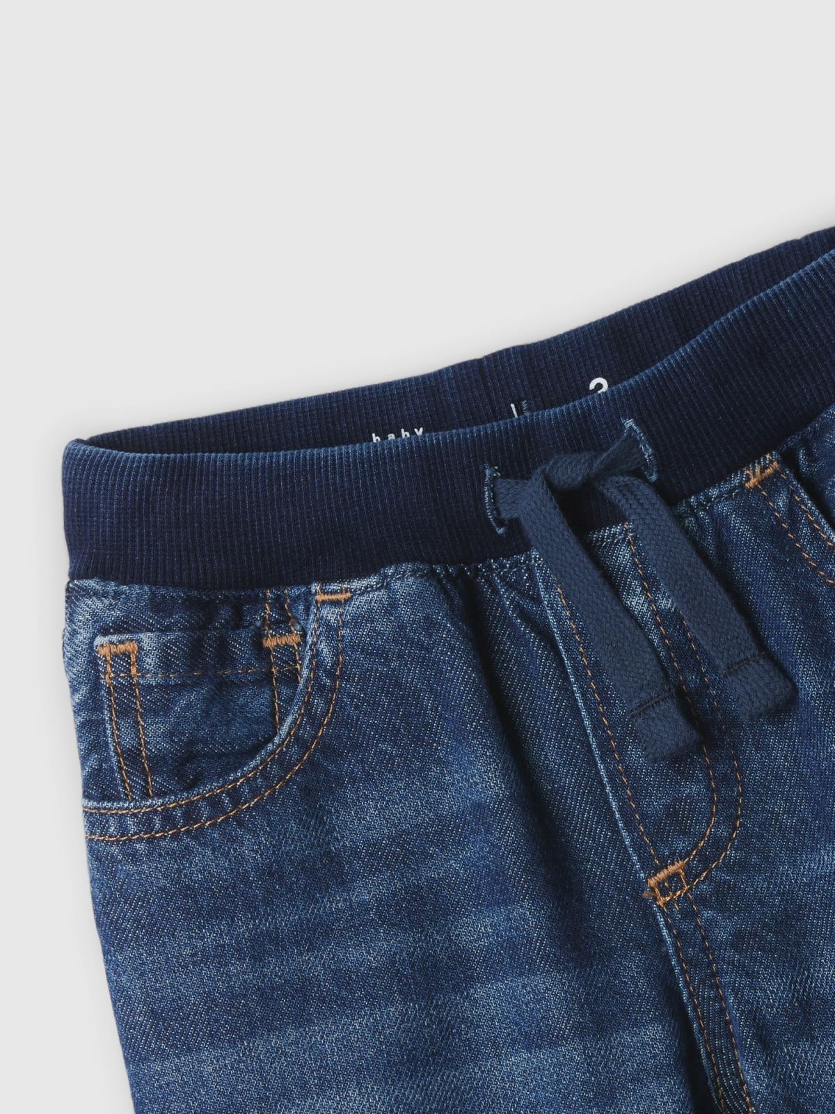 Μπλε babyGap Pull-On Denim Σορτς-870359000