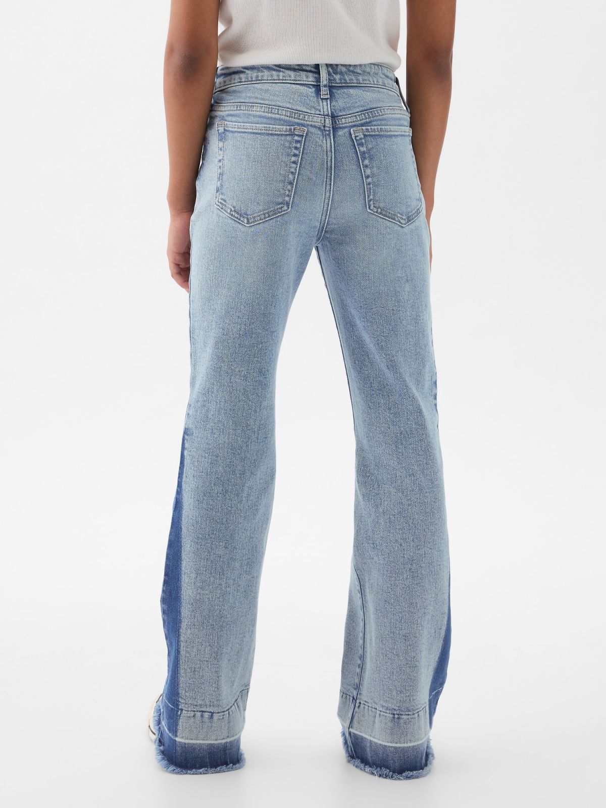 Μπλε Παιδικό High Rise '70s Flare Τζιν Παντελόνι-879851000