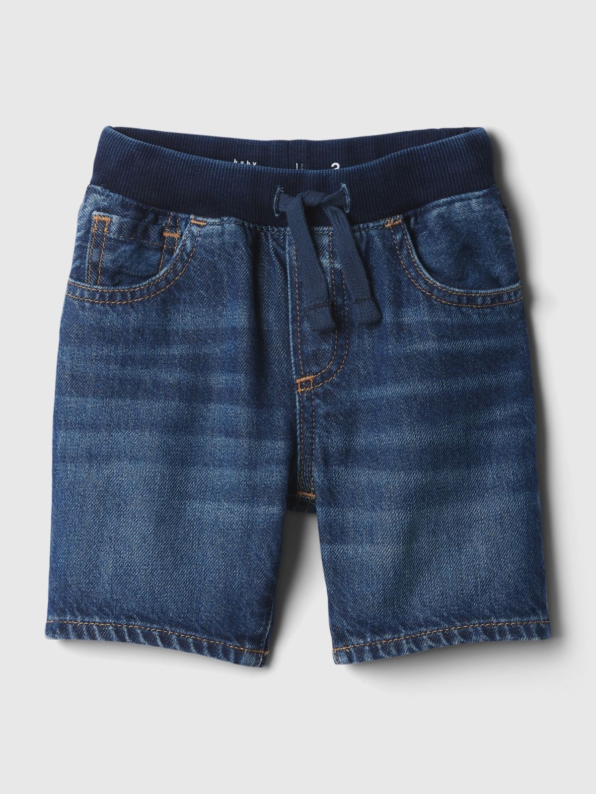babyGap Pull-On Denim Shorts-870359000