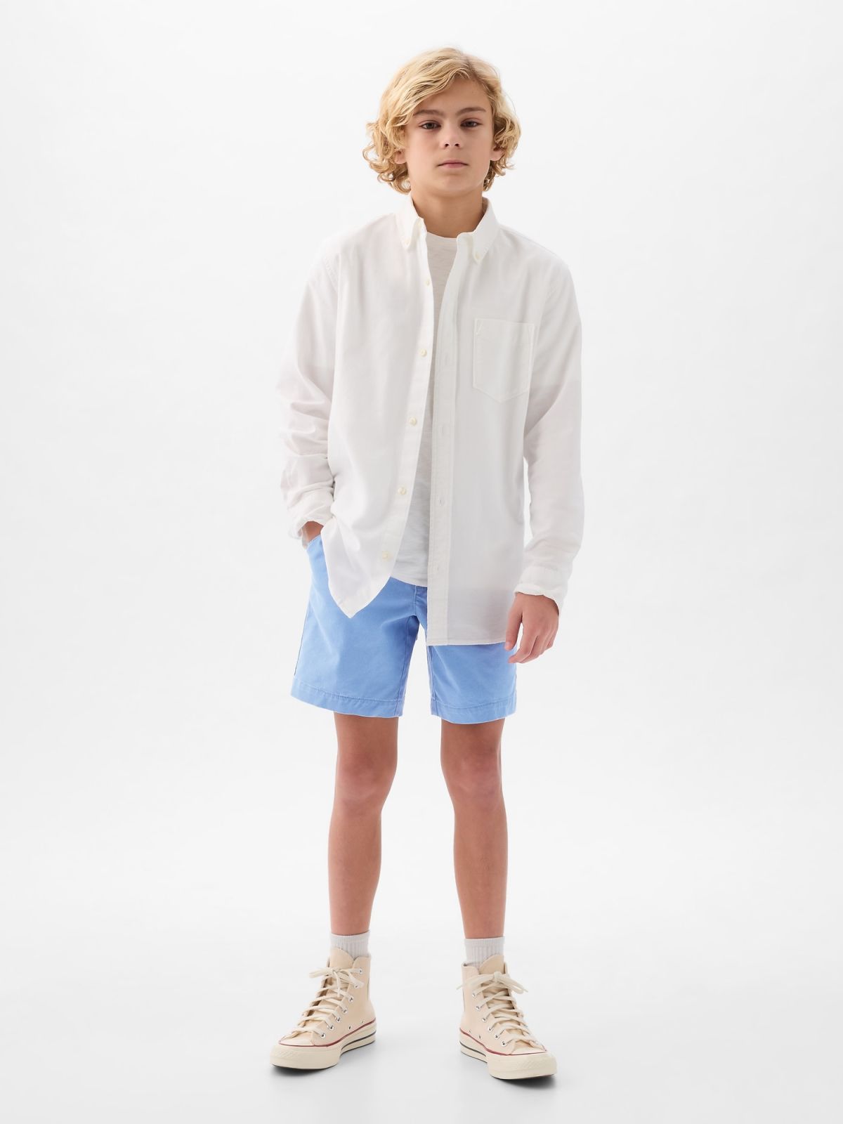 Kids Twill Easy Shorts-858601004