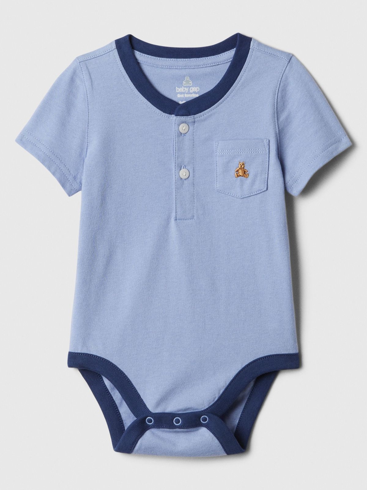 Βρεφικό Pocket Henley Κορμάκι-878775000