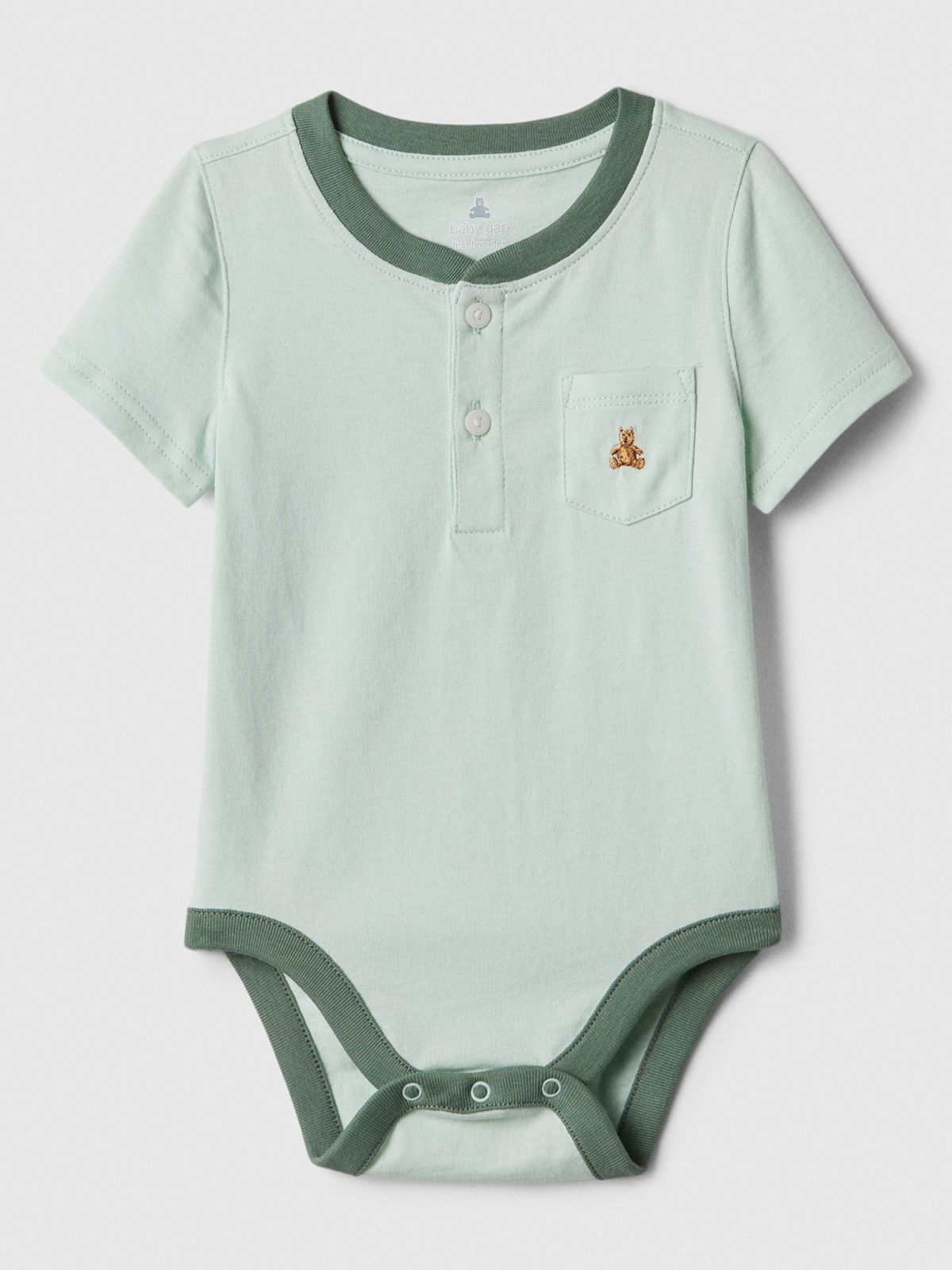 Βρεφικό Pocket Henley Κορμάκι-878775001
