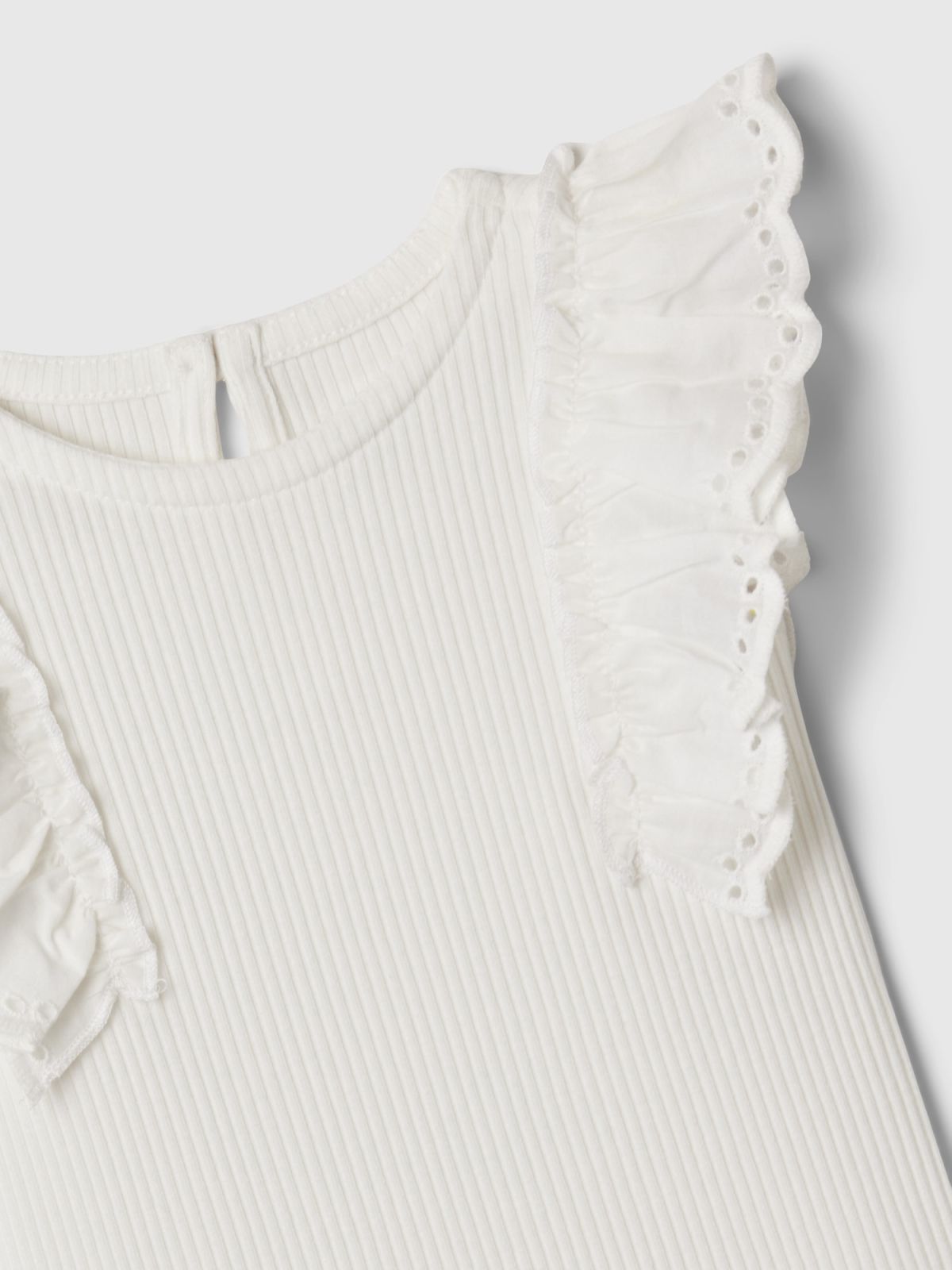 Άσπρο Βρεφικό First Favorites Flutter Κορμάκι-856039001