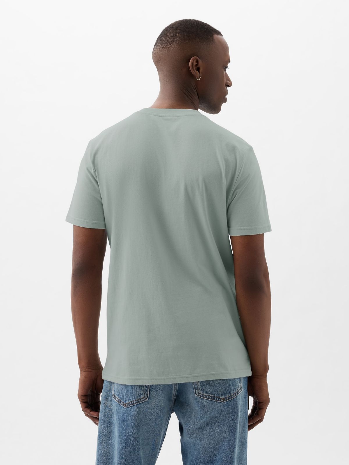 Μπλε Organic Cotton Pocket Μπλούζα-857901000