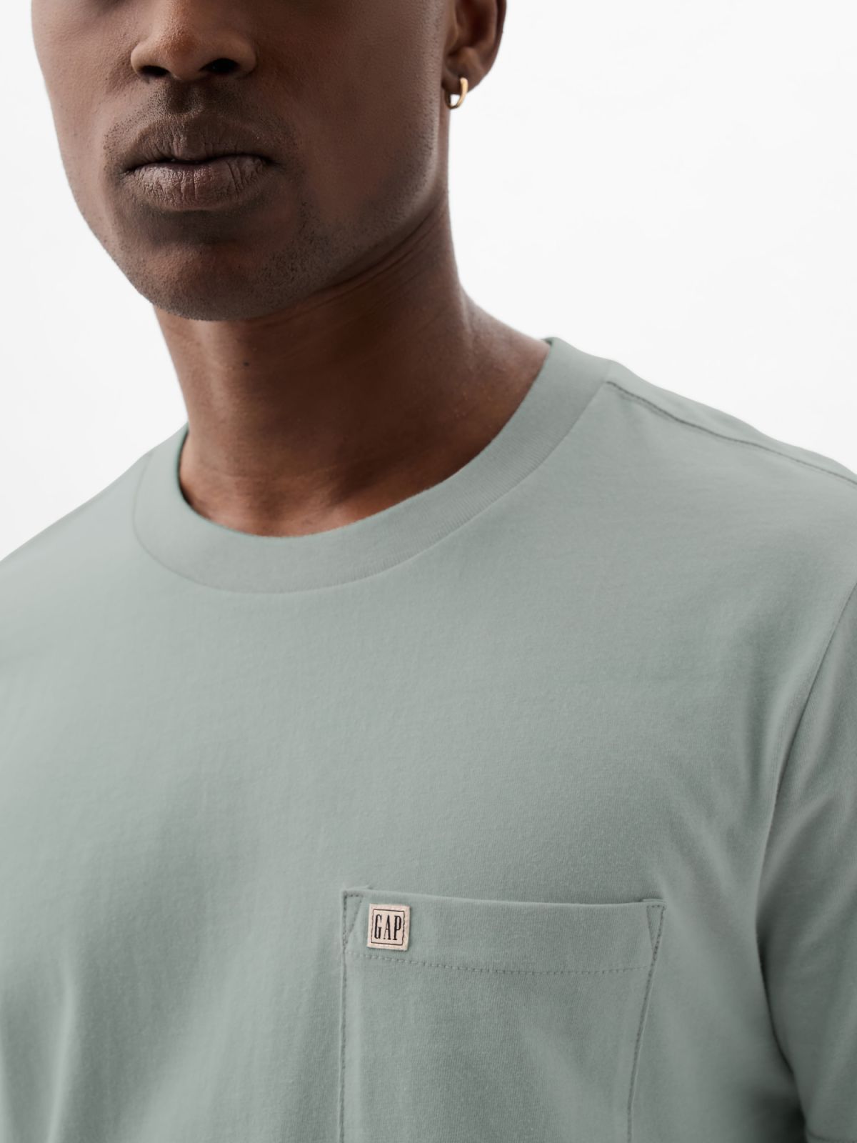 Μπλε Organic Cotton Pocket Μπλούζα-857901000