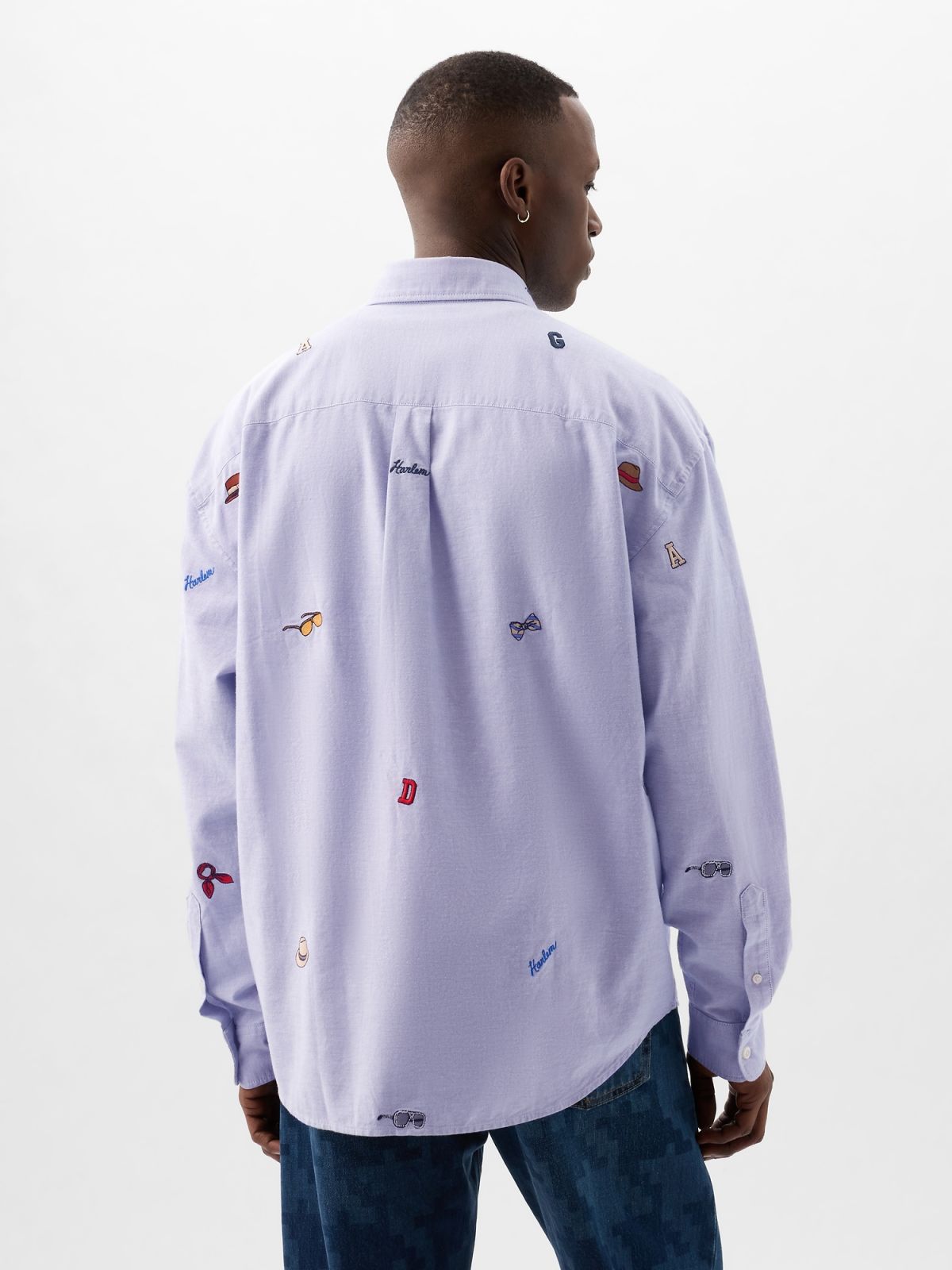 DAP × GAP Embroidered Oxford Πουκάμισο-890845000