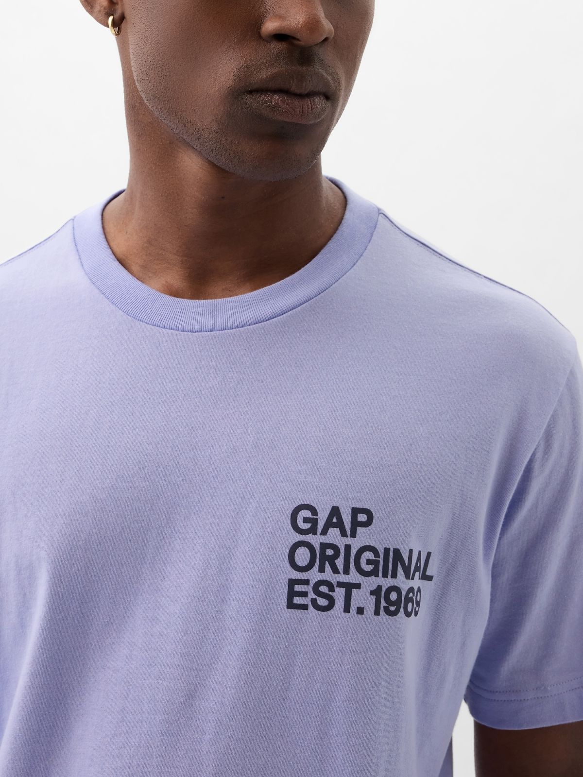 Μωβ Gap Logo Graphic Μπλούζα-857897003