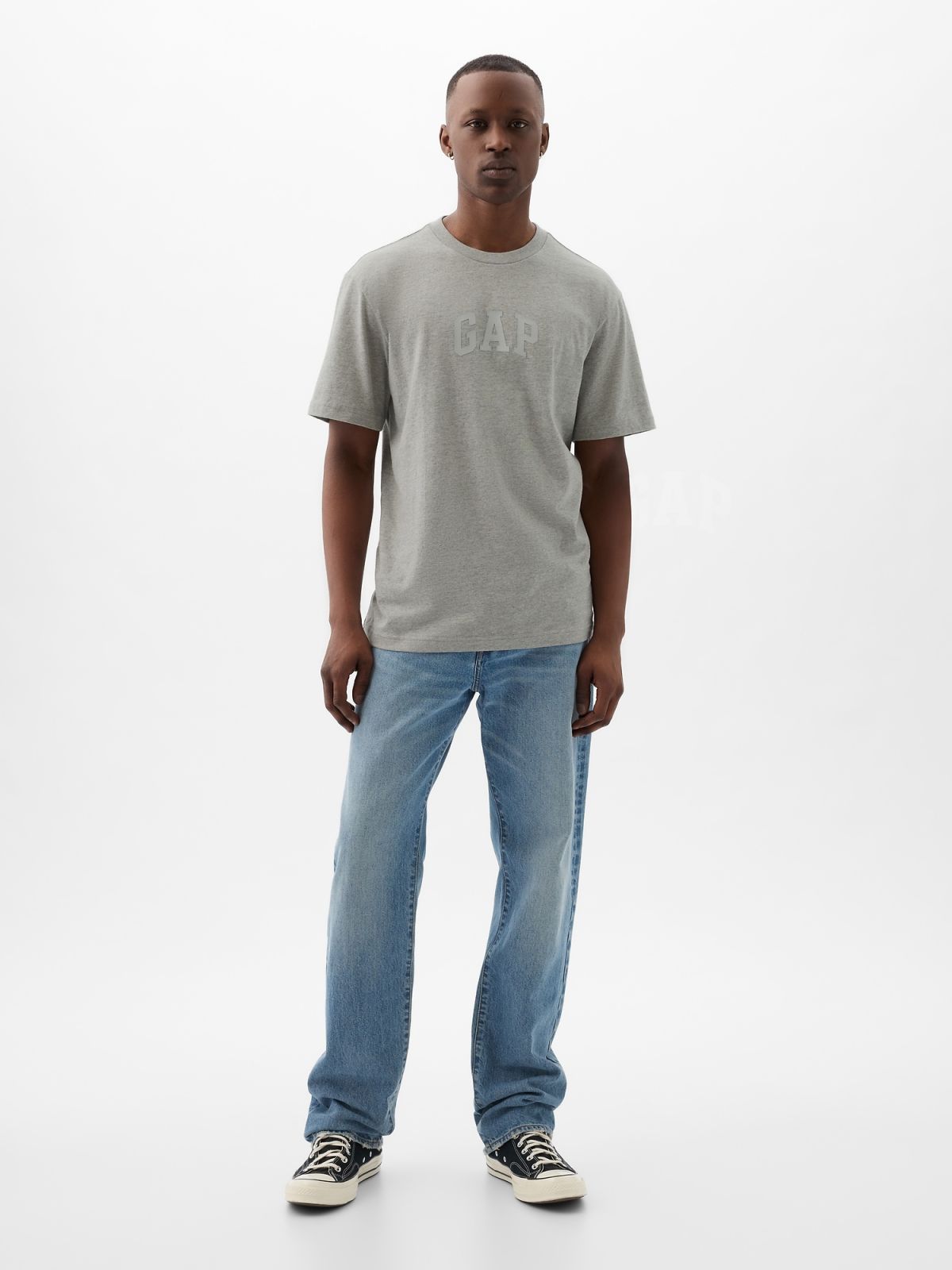 Γκρι Gap Arch Logo Μπλούζα-888270001