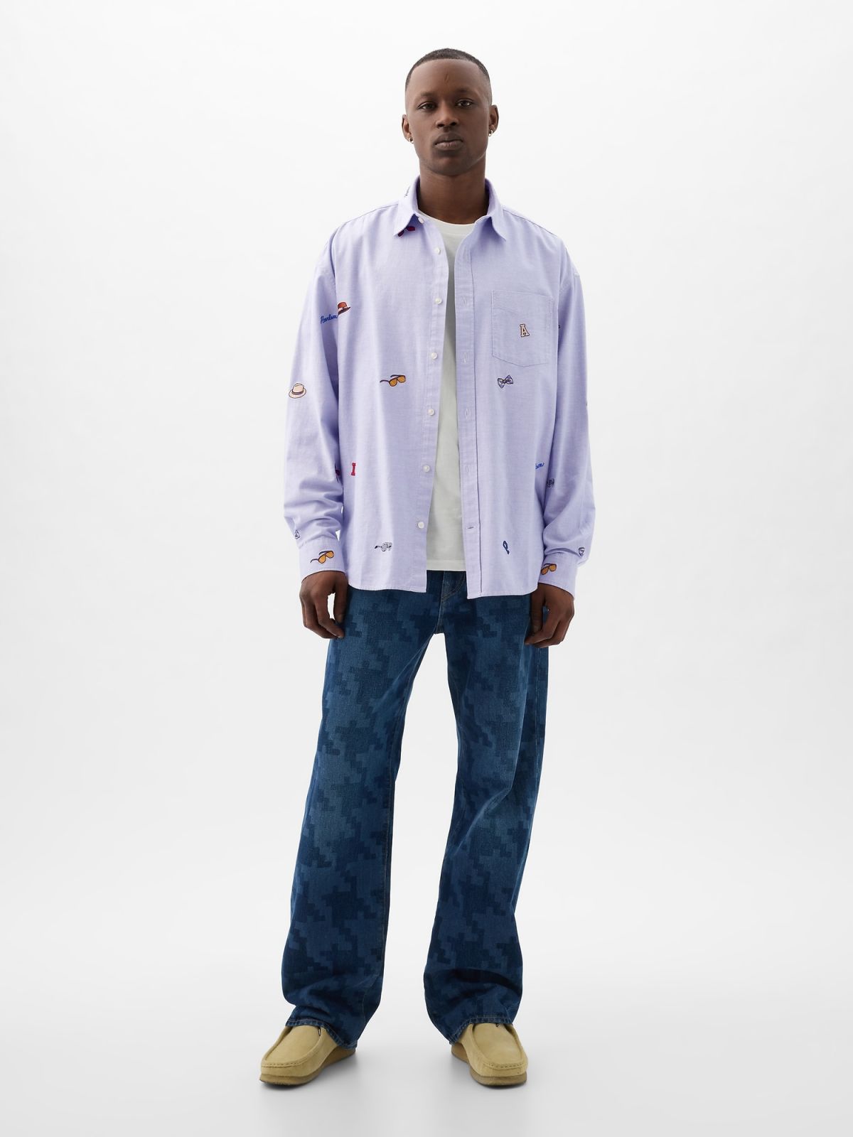 DAP × GAP Embroidered Oxford Πουκάμισο-890845000