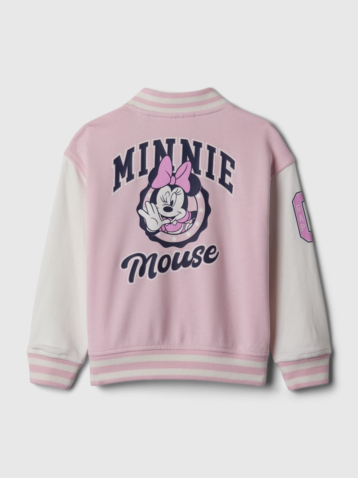 Ροζ babyGap | Disney Minnie Mouse Varsity Πανωφόρι-870822000