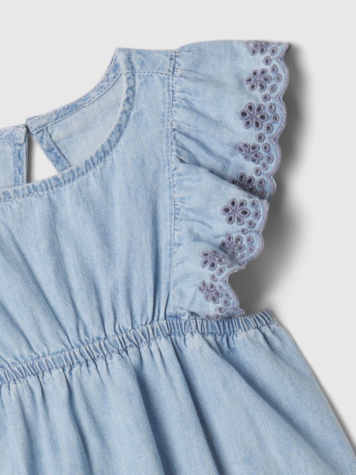 Μπλε Βρεφική Bubble Denim Σορτς Σαλοπέτα-868996000