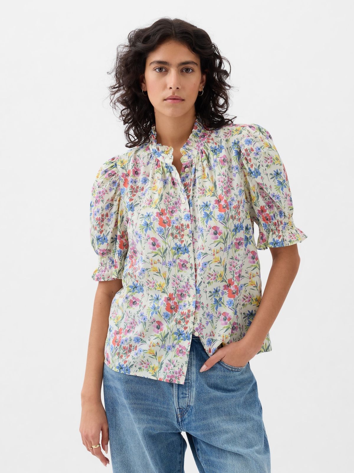 Multi Puff Sleeve Μπλούζα-881505000
