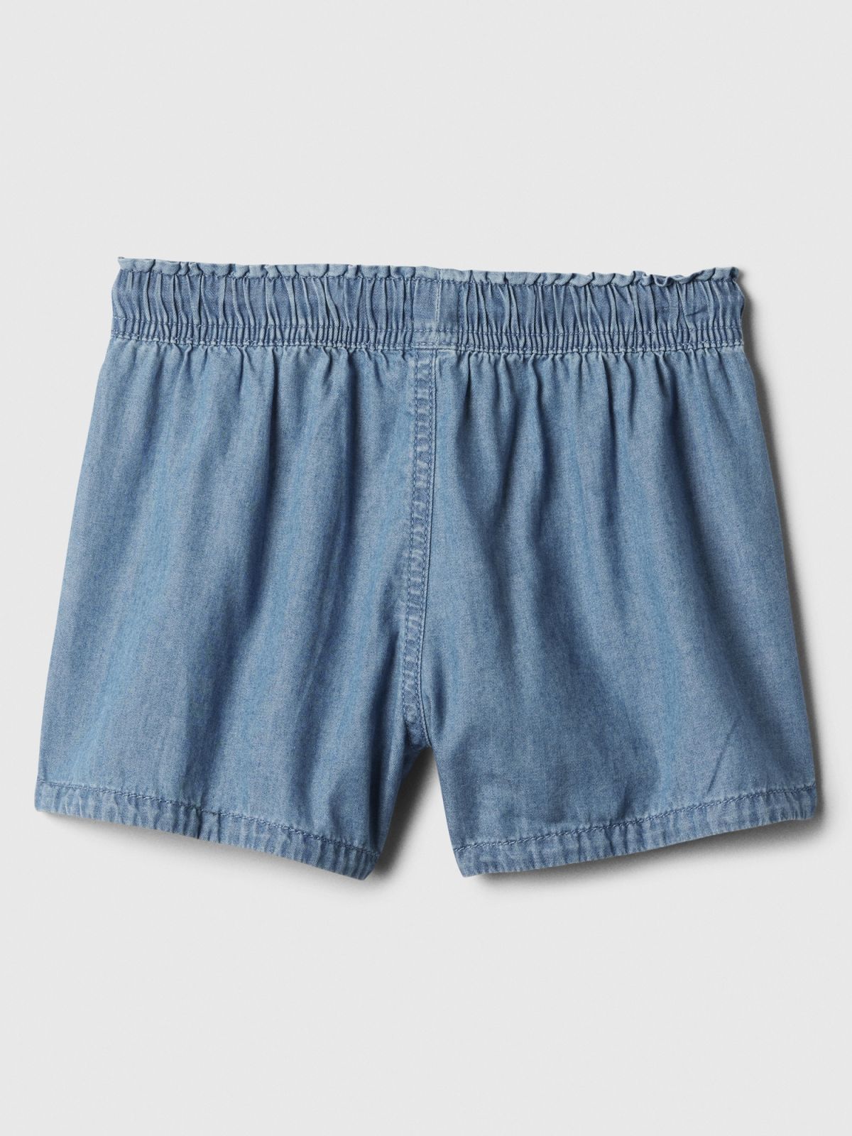 Kids Chambray Pull-On Shorts with Washwell-856560000