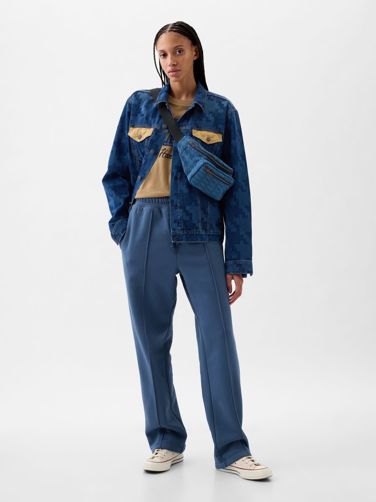 Μπλε DAP × GAP Logo Παντελόνι Φόρμας-890847000