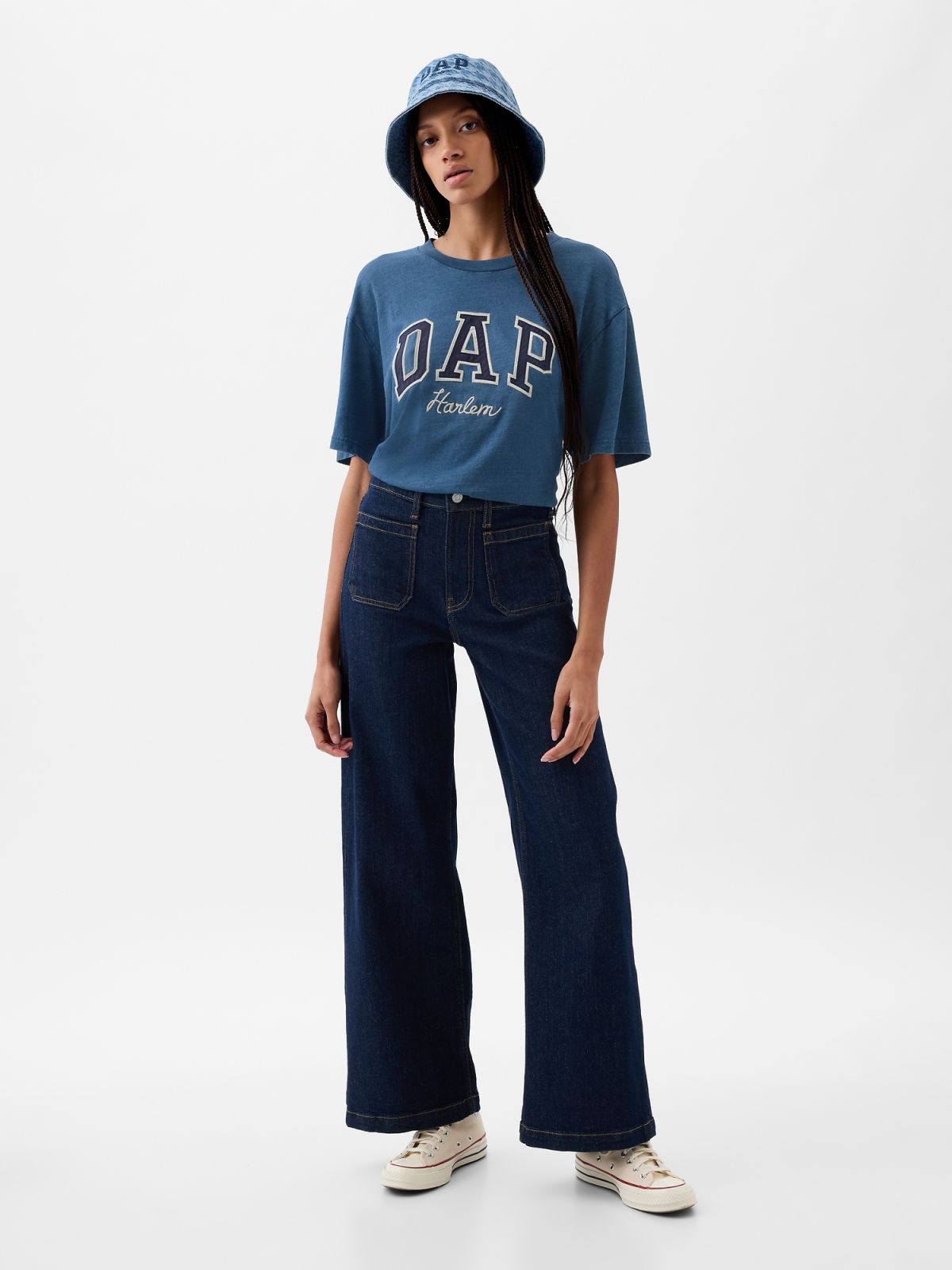 Καφέ DAP × GAP Logo Μπλούζα-890849000