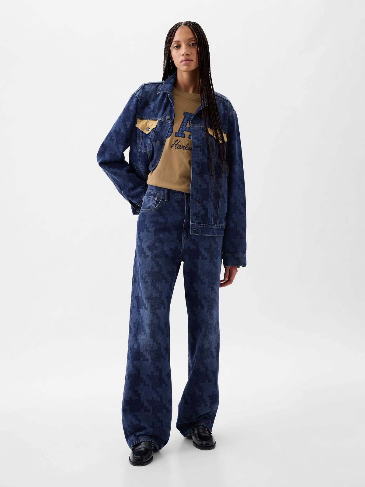 Μπλε DAP × GAP Οργανικό Βαμβάκι Icon Denim Πανωφόρι-890844000