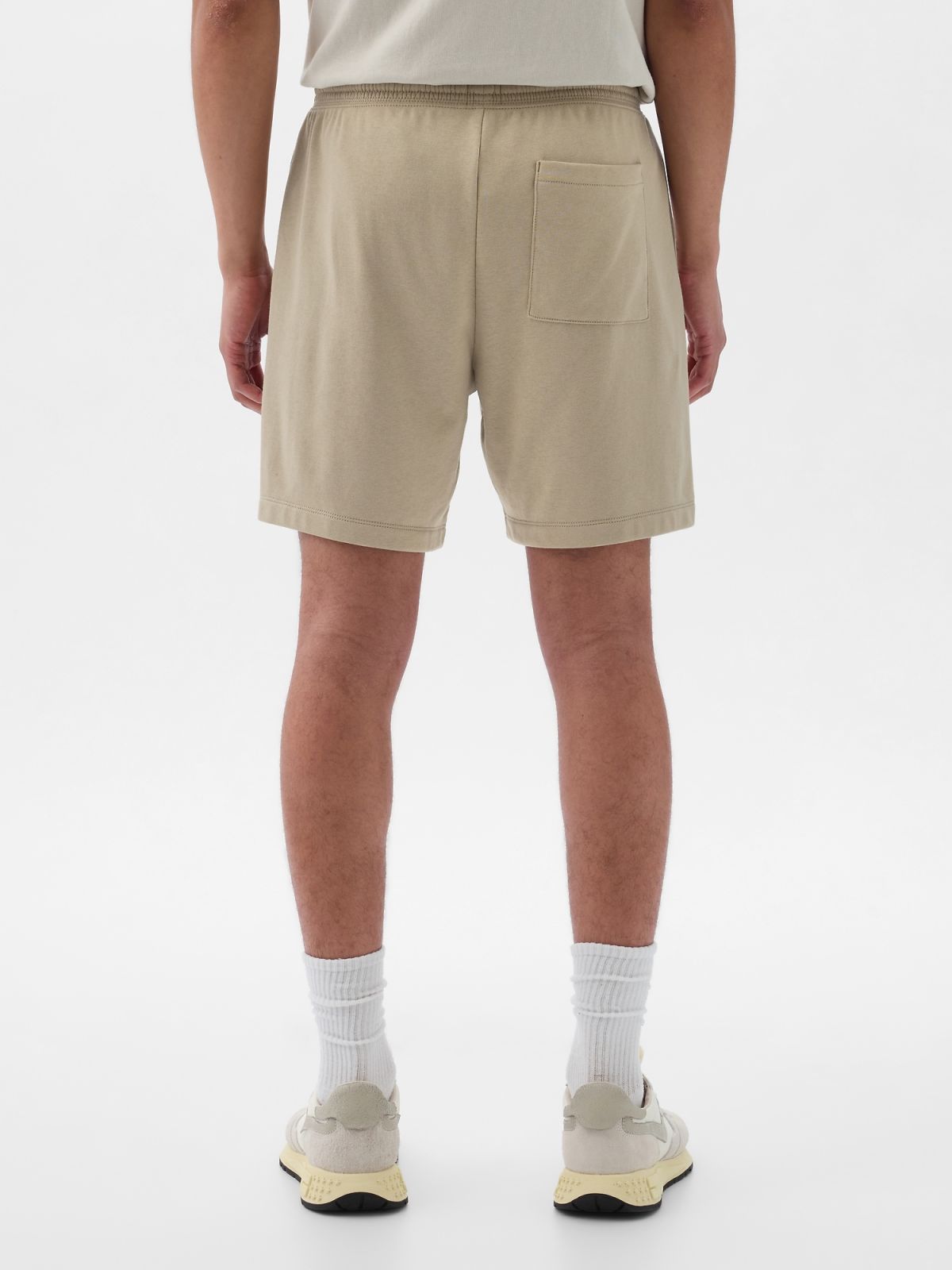 Μπεζ Gap Arch Logo Σορτς-862303002