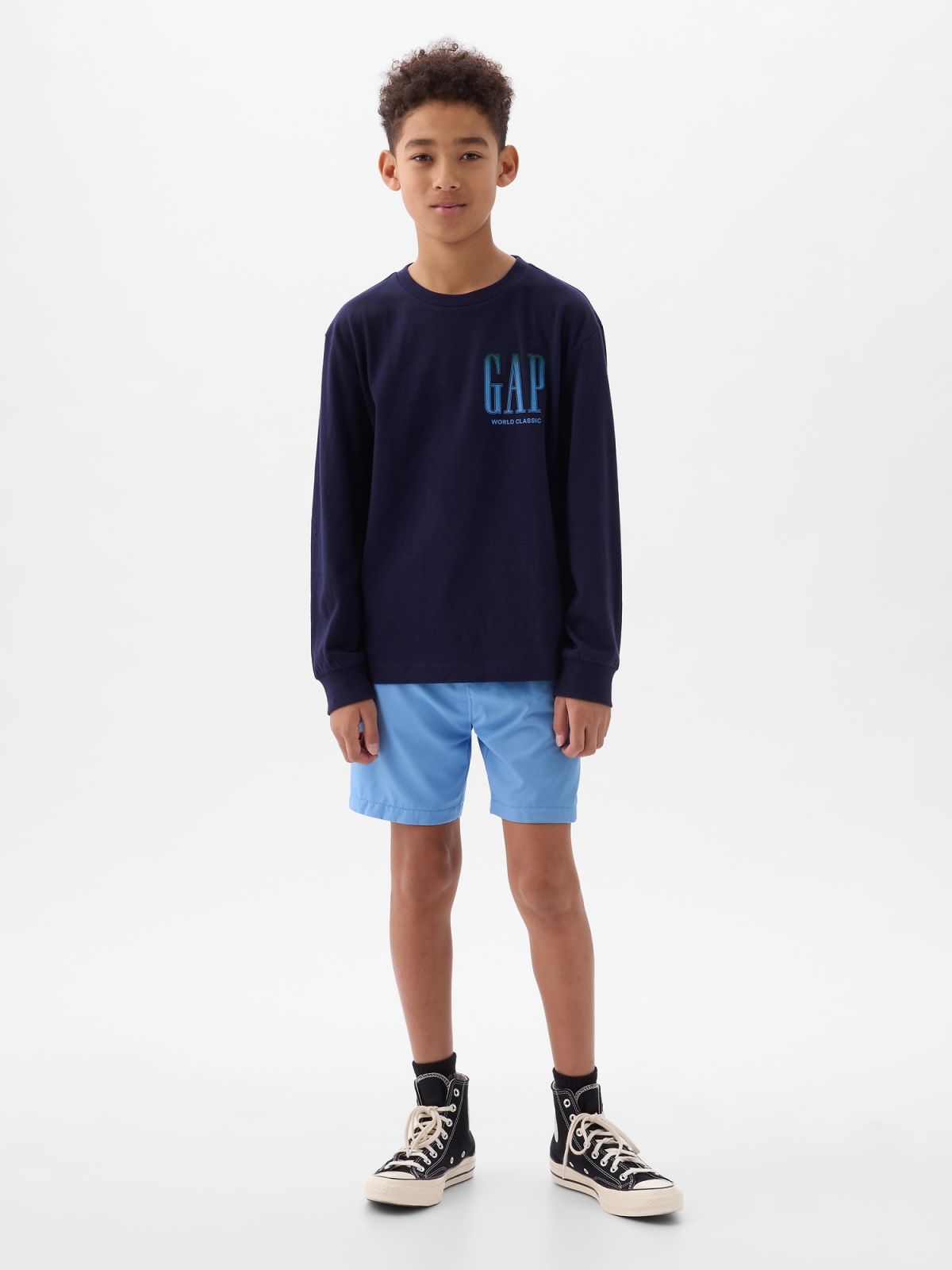 Kids Quick-Dry Lined Shorts-885236002