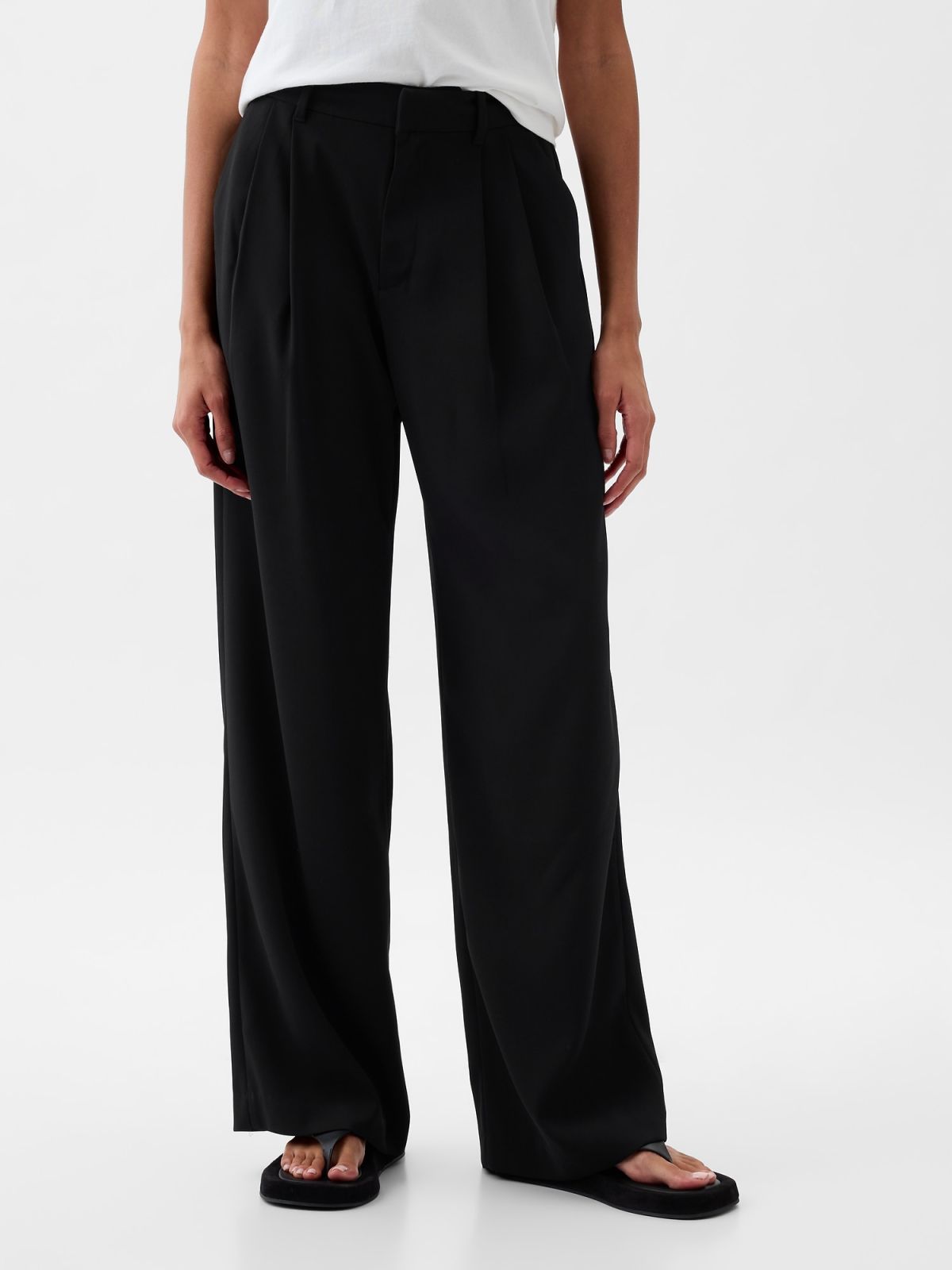 365 High Rise Pleated Trousers-855968003