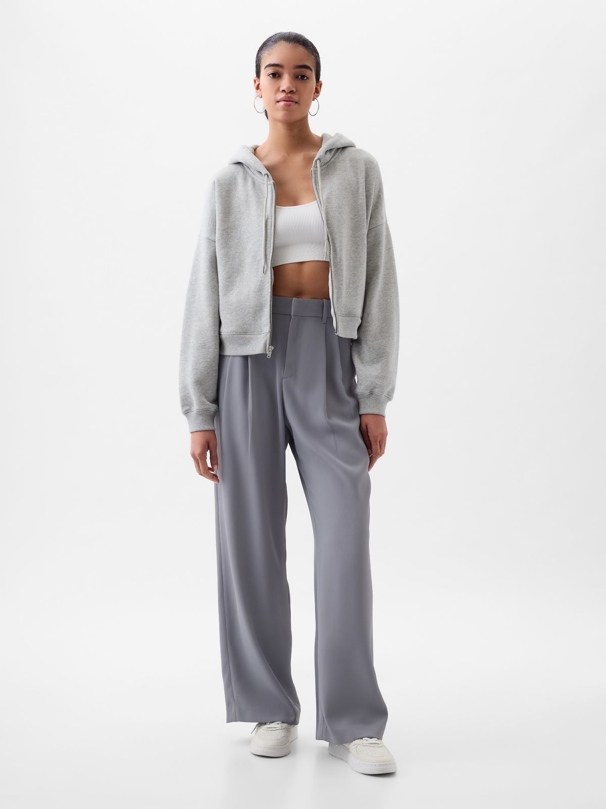365 High Rise Pleated Trousers-855968006