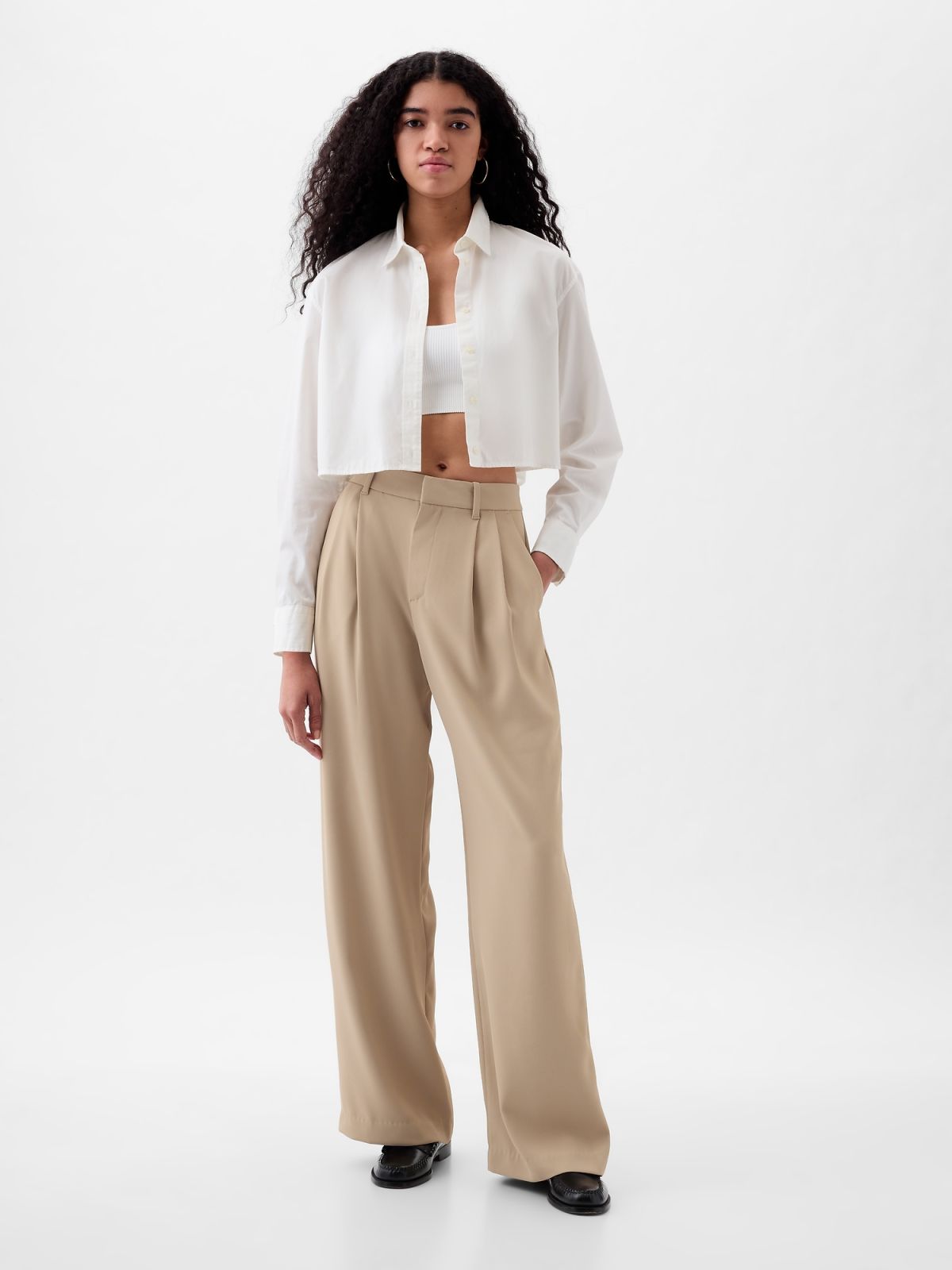 365 High Rise Pleated Trousers-855968004