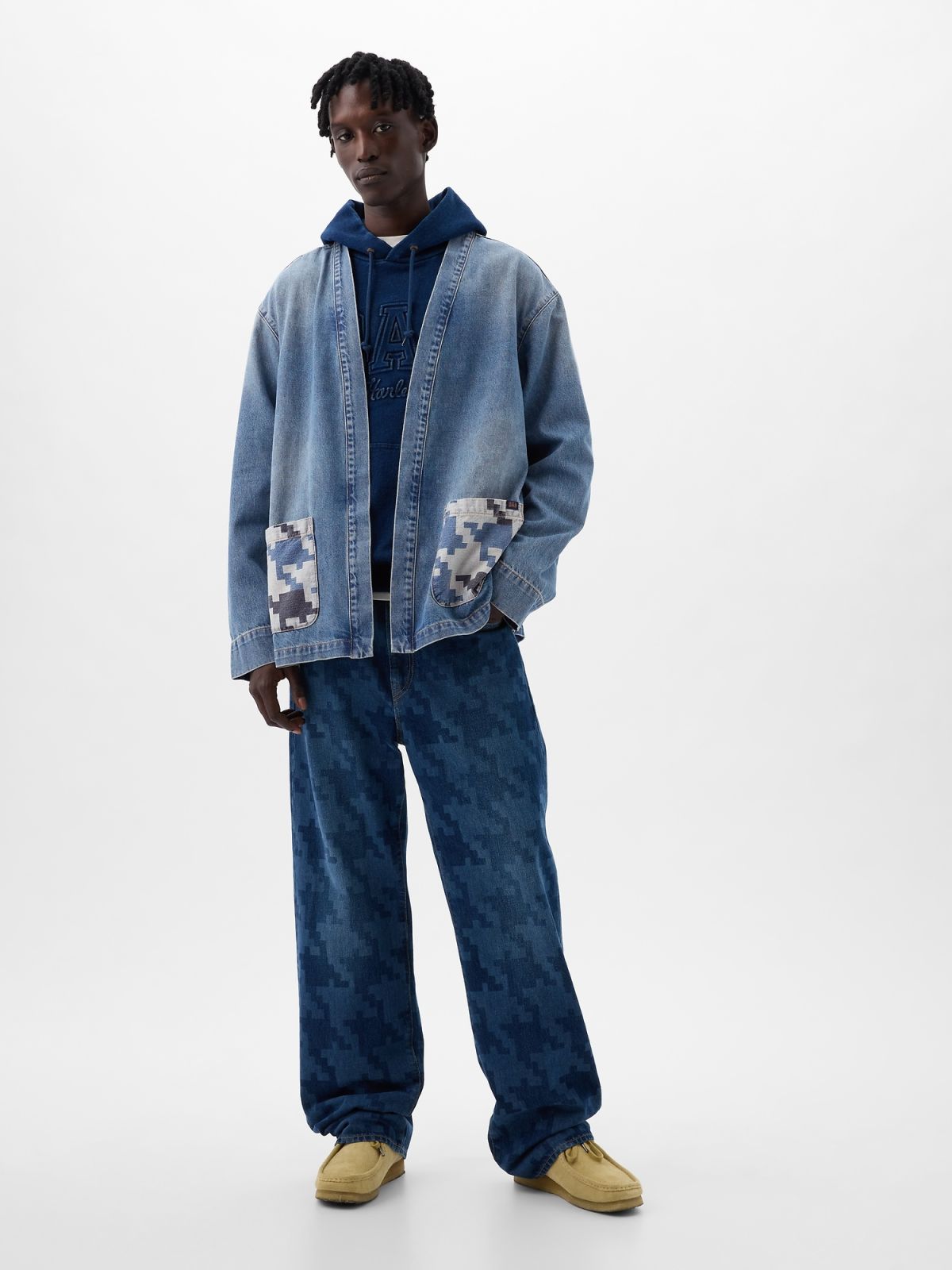 Μπλε DAP × GAP Organic Denim Wrap Πανωφόρι-890889000