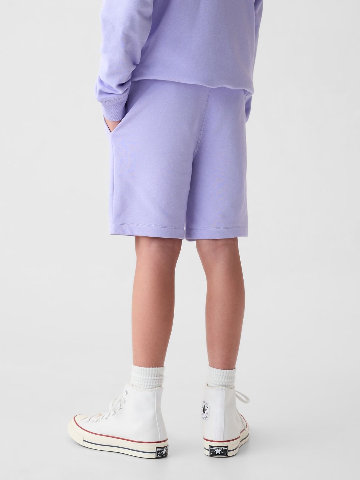 Μωβ Παιδικό Gap Logo Pull-On Σορτς-885739000