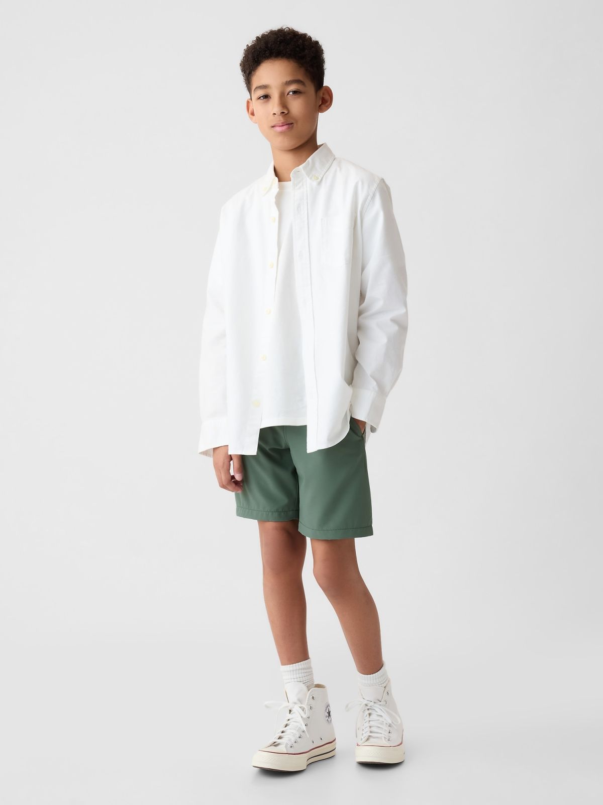 Kids Quick-Dry Lined Shorts-885236004