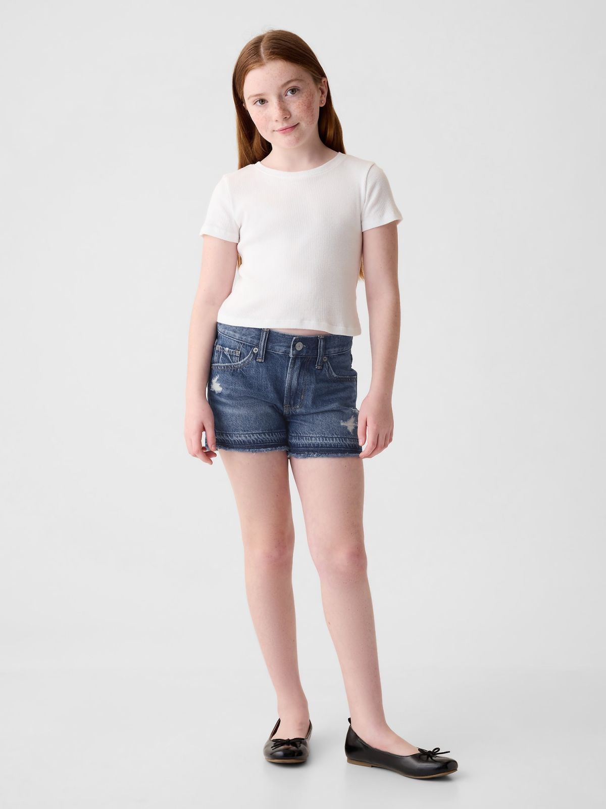 Παιδικό Χαμηλοκάβαλο Denim Σορτς-876147000