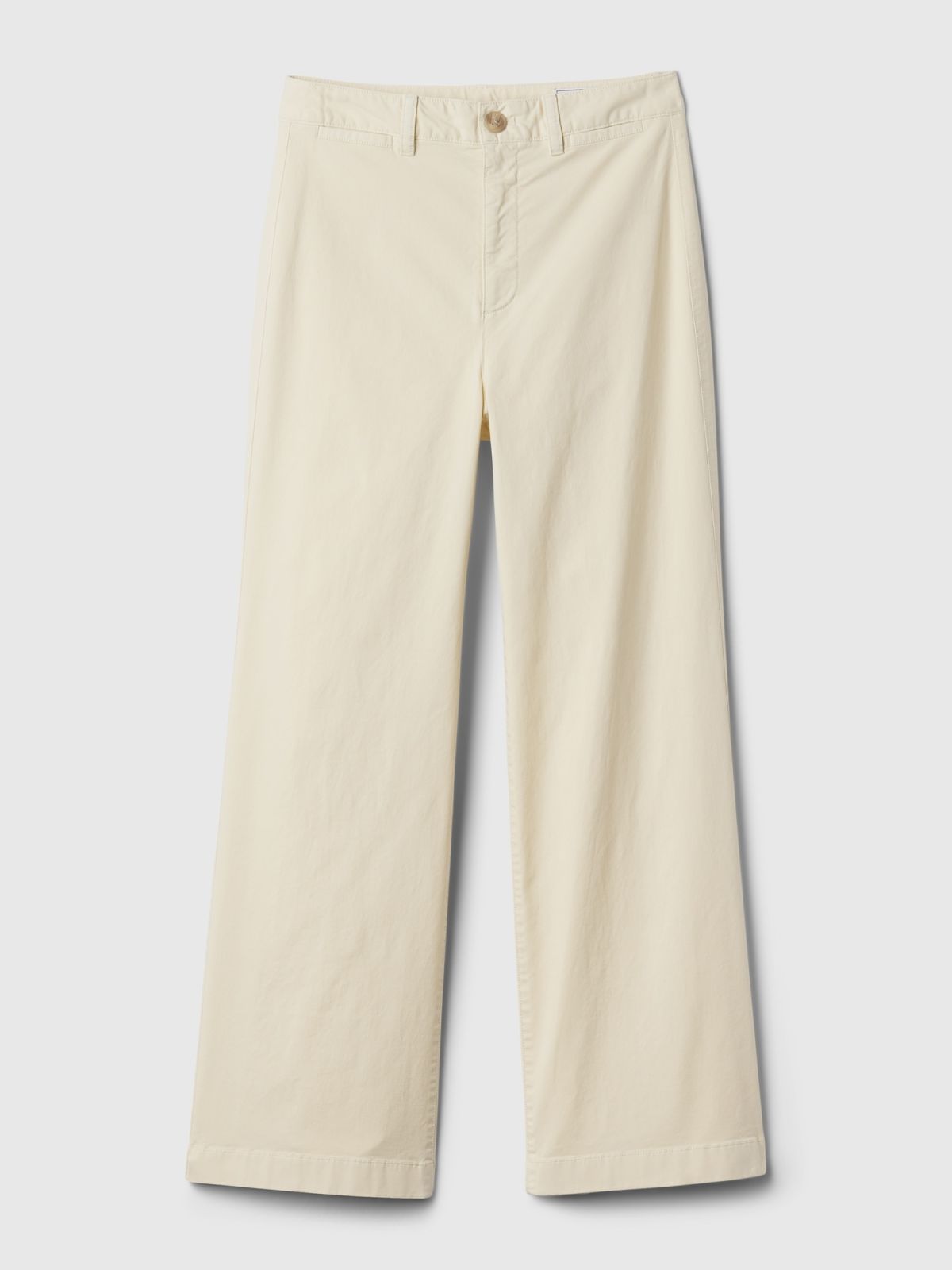 Άσπρο High Stride Wide-Leg Ankle Khakis Παντελόνι-873266001