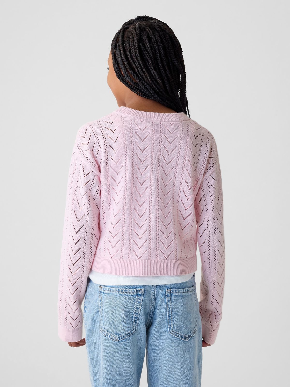 Kids Pointelle Sweater-881467001