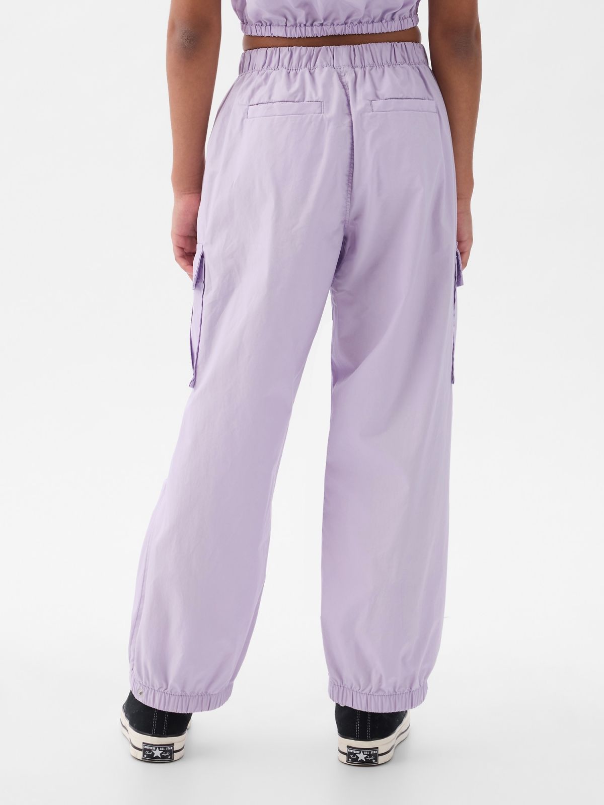 Μωβ Παιδικό Pull-On Cargo Parachute Παντελόνι-664333005