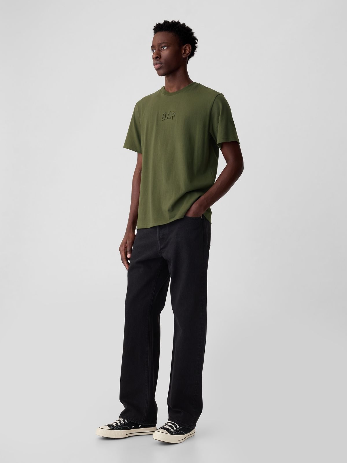 Πράσινη Mini Gap Arch Logo Μπλούζα-888269001