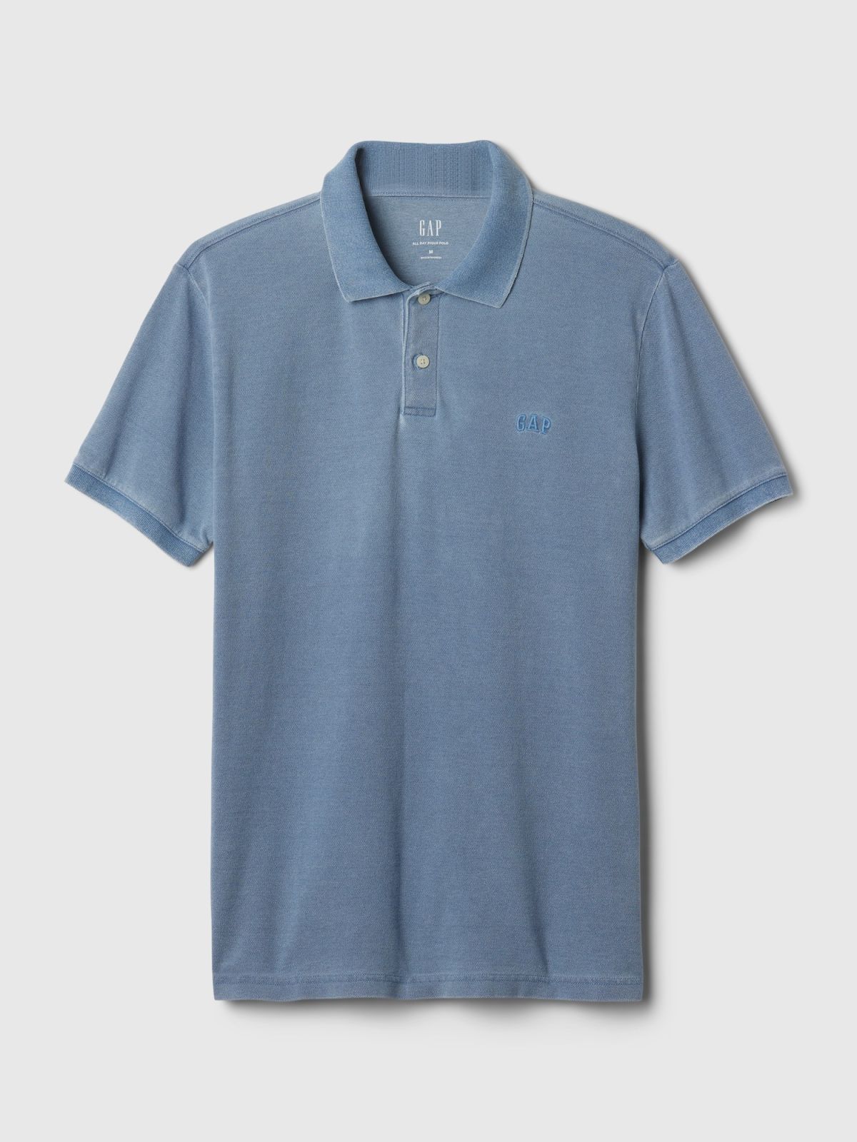 Μπλε Gap Logo Pique Polo Μπλούζα-586306019