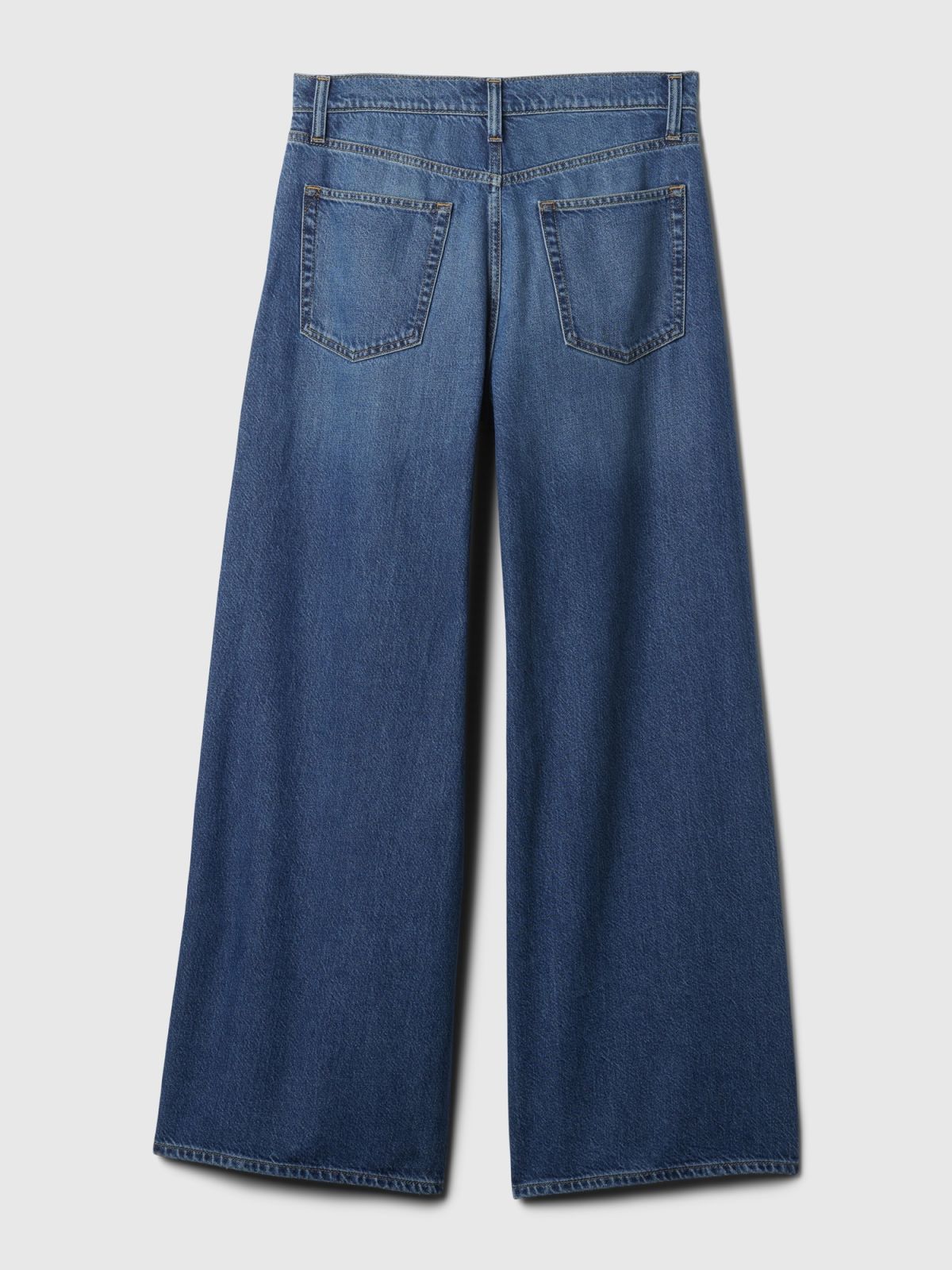 Μπλε Mid Rise UltraSoft Baggy Jean Παντελόνι-435049000