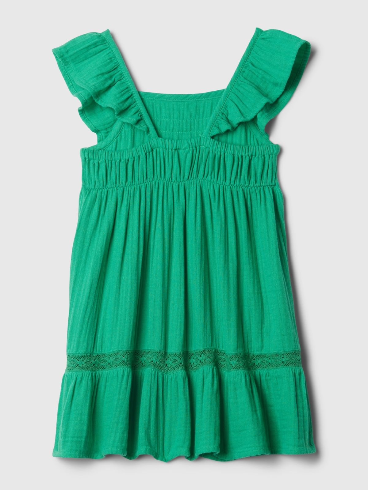 Πράσινο babyGap Crinkle Gauze Φόρεμα-880710000