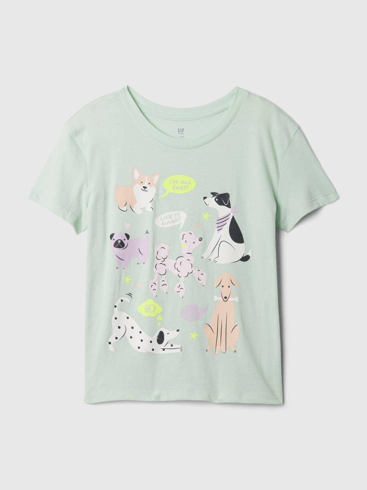 Πράσινη Παιδική Graphic Μπλούζα-888863001