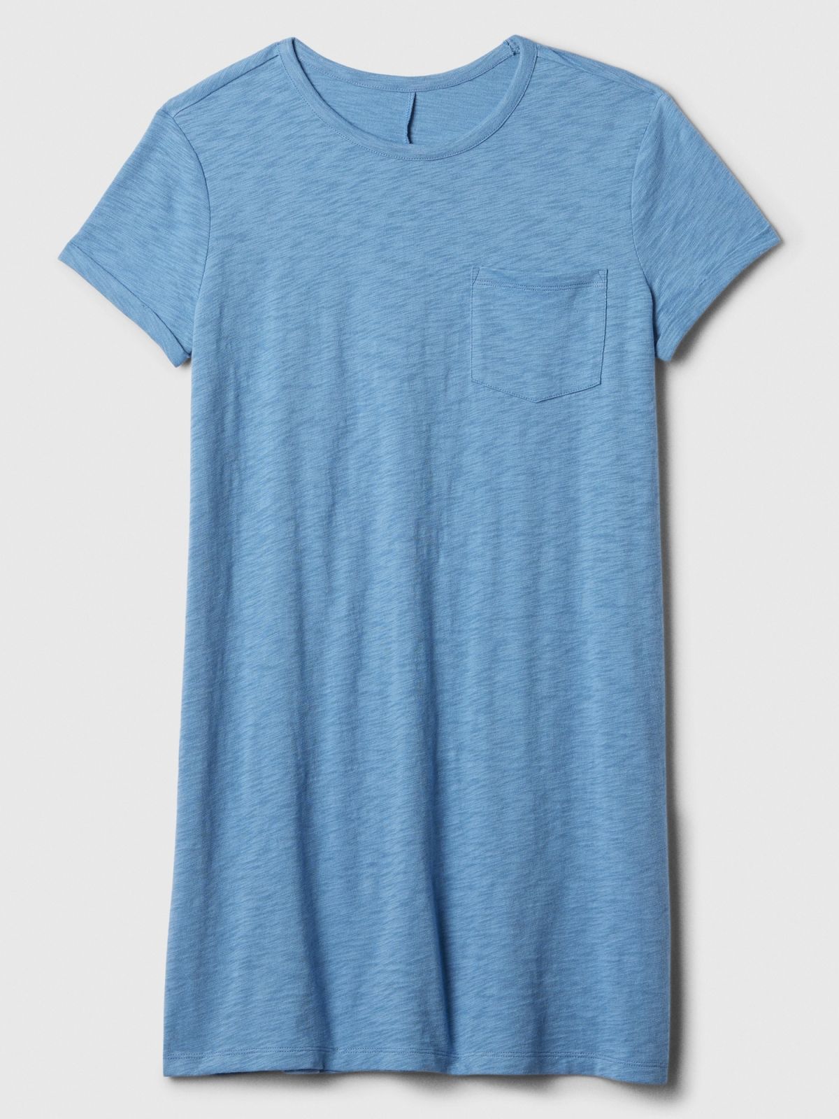 Γαλάζιο Pocket T-Shirt Φόρεμα-544354011