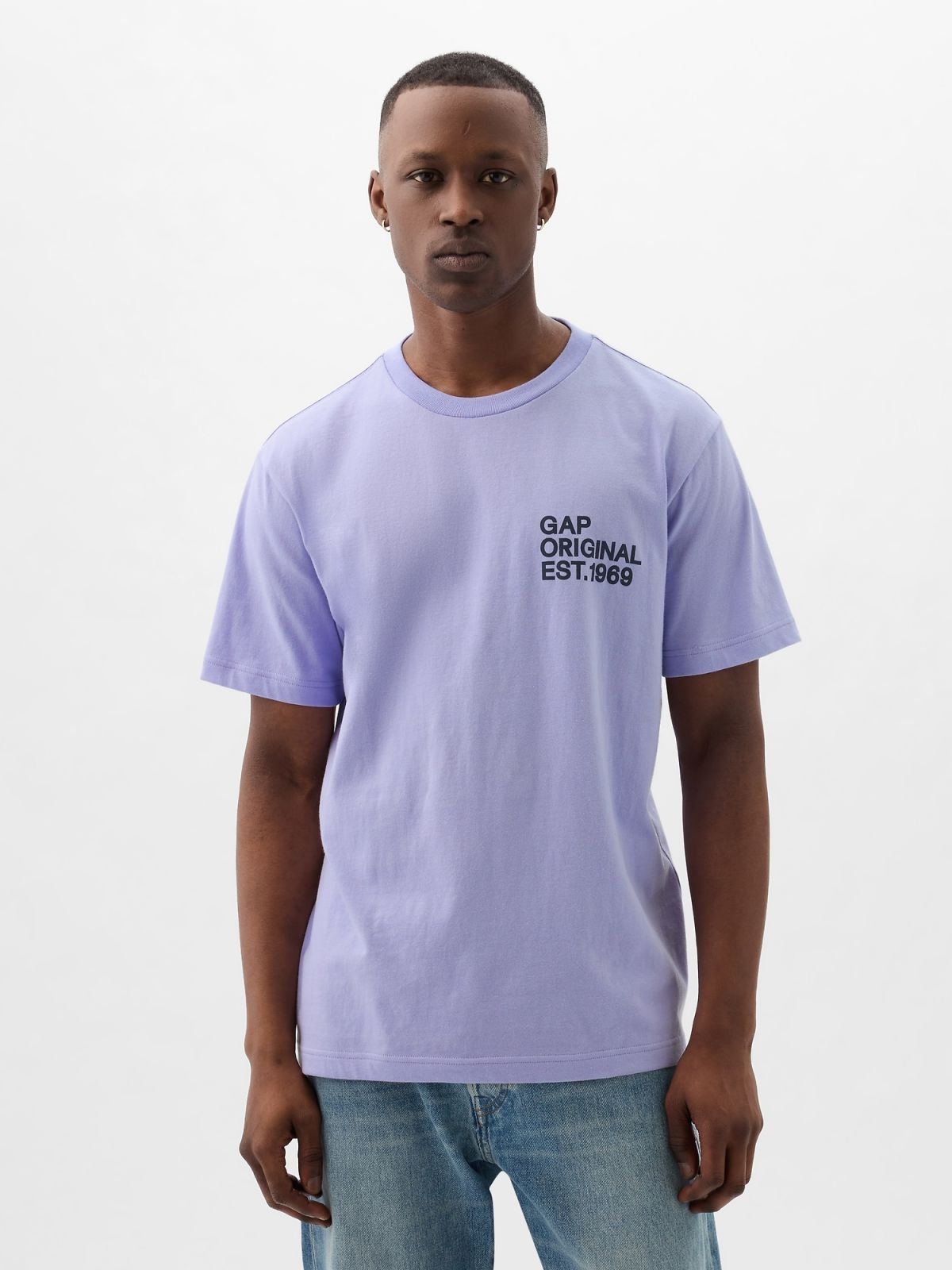 Μωβ Gap Logo Graphic Μπλούζα-857897003