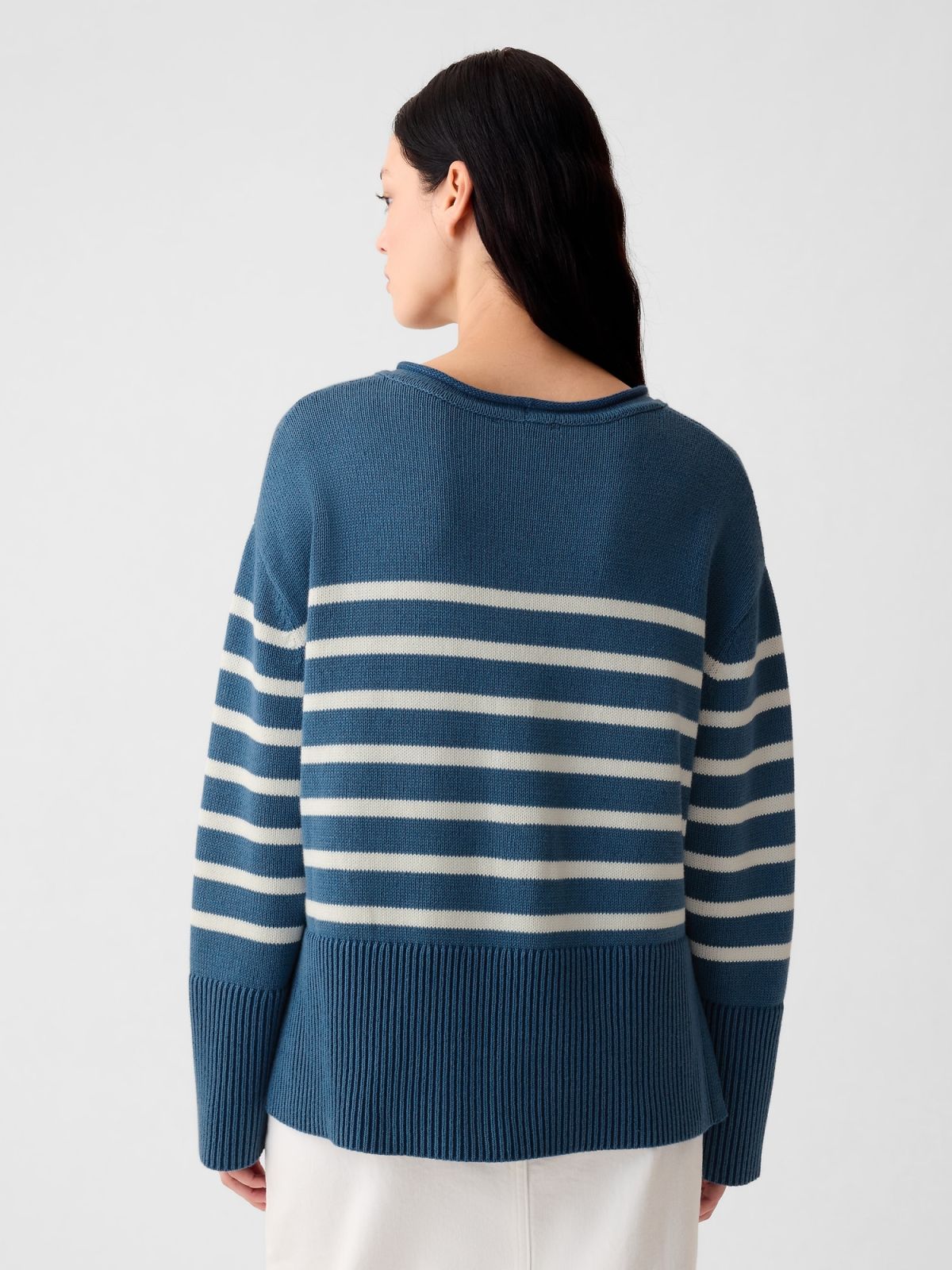 24/7 Split-Hem Roll Neck Sweater-434583000