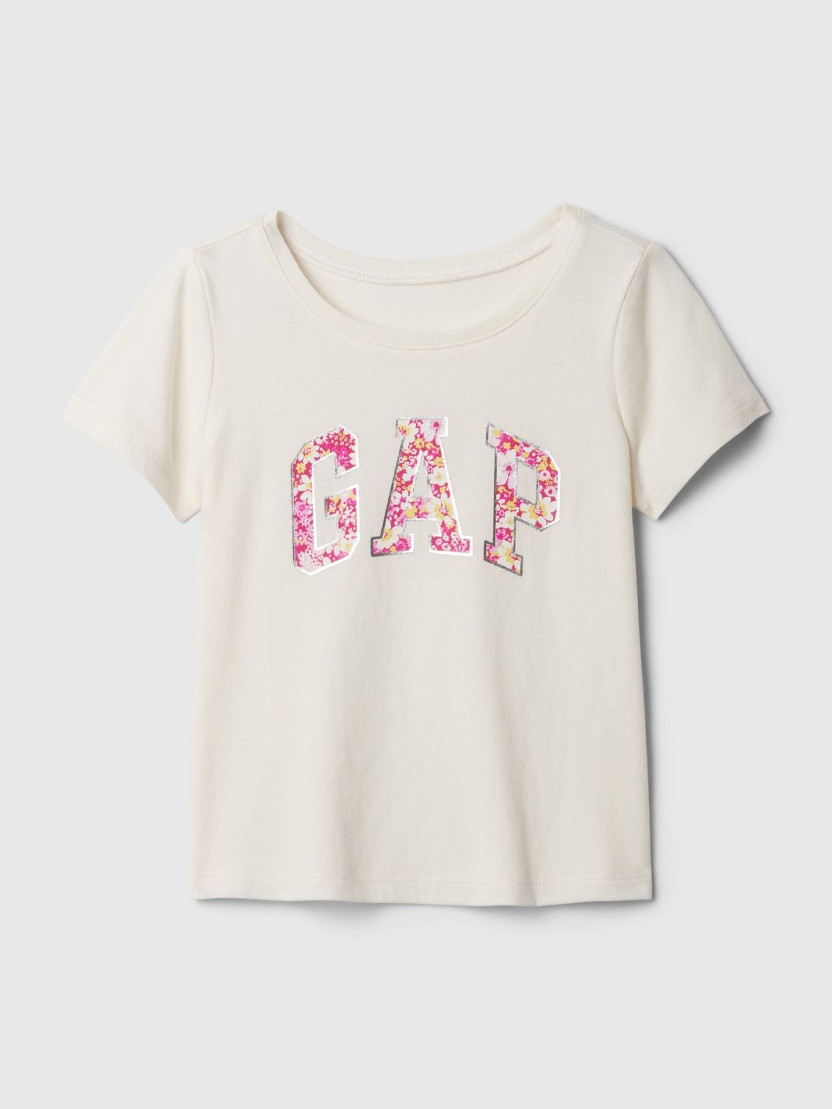 Μπεζ babyGap Logo Κοντομάνικη Μπλούζα-440499000