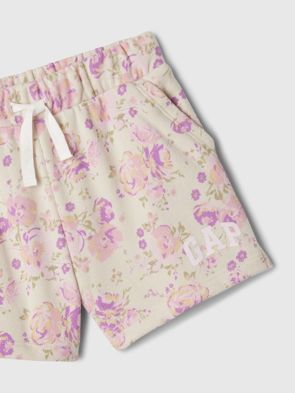 Μπεζ babyGap Logo Pull-On Σορτς-443440000