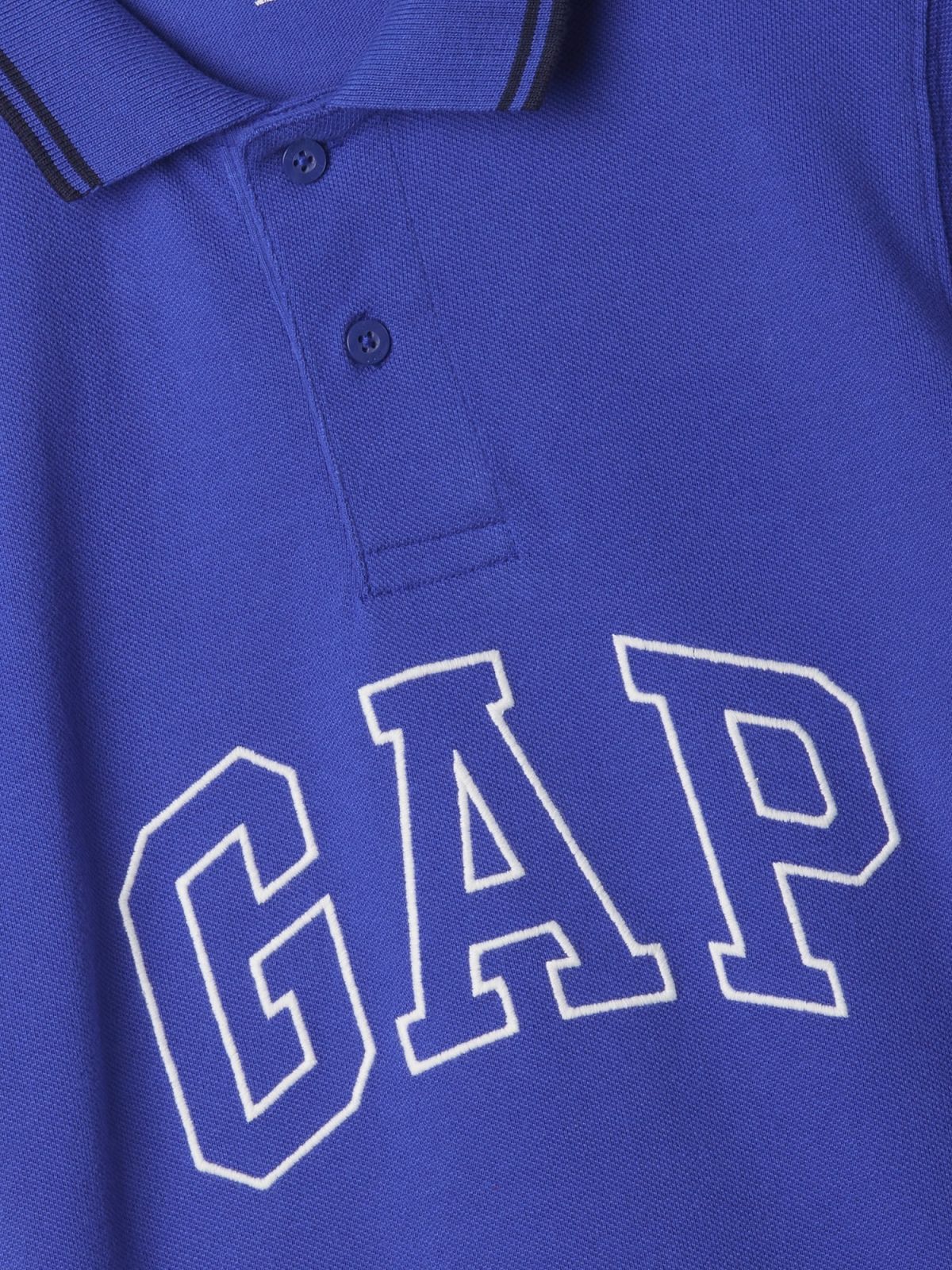 Μπλέ Παιδική Gap Logo Πόλο Μπλούζα-432532001